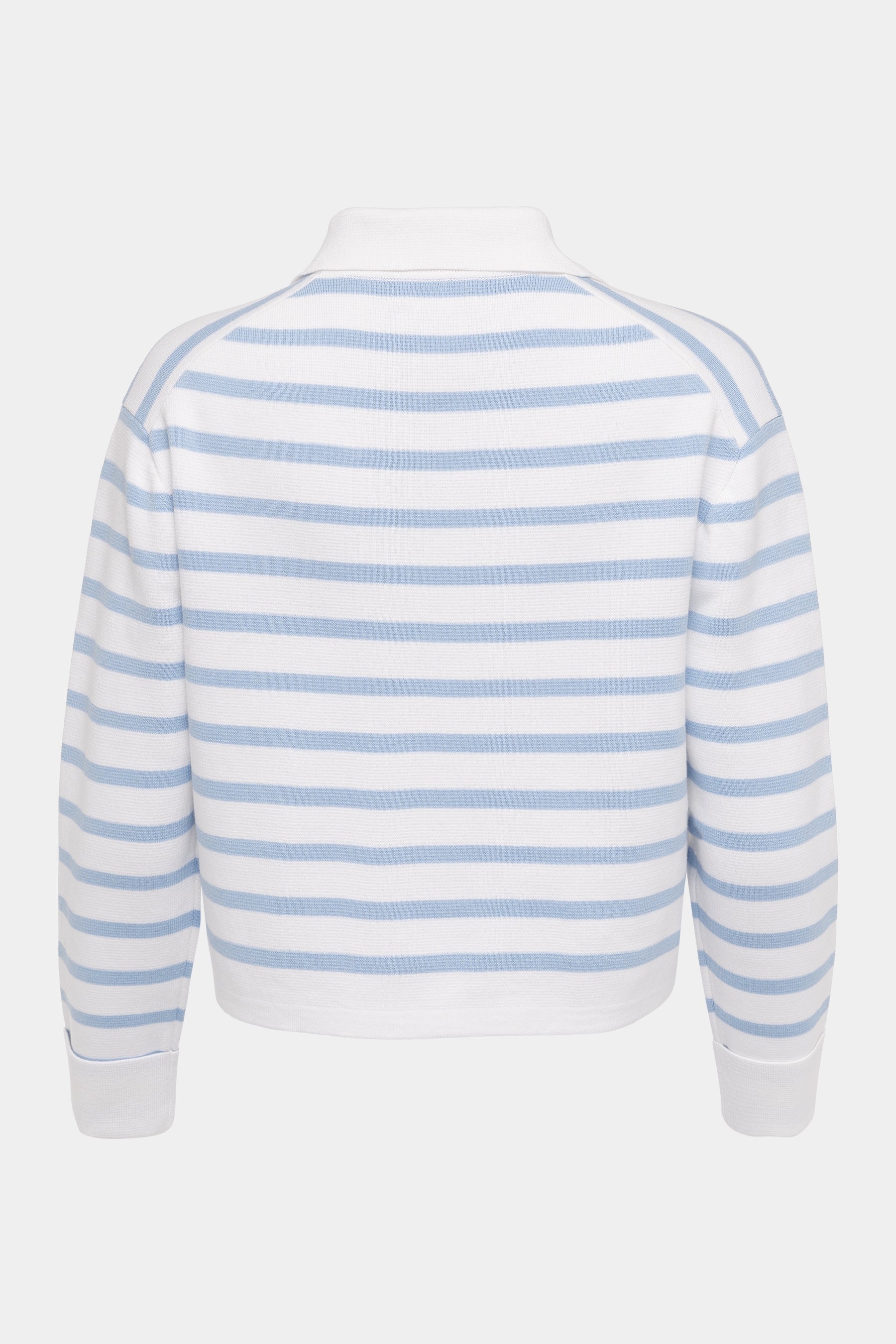 Zaubermond Strickjacke Maritim mit Hornknöpfen in True Blue Zaubermond