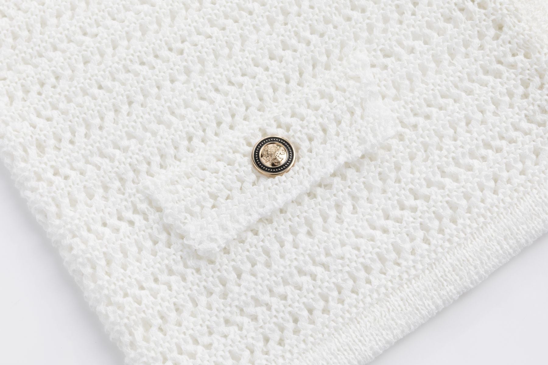 Häckel-Strickjacke WHITE Zaubermond