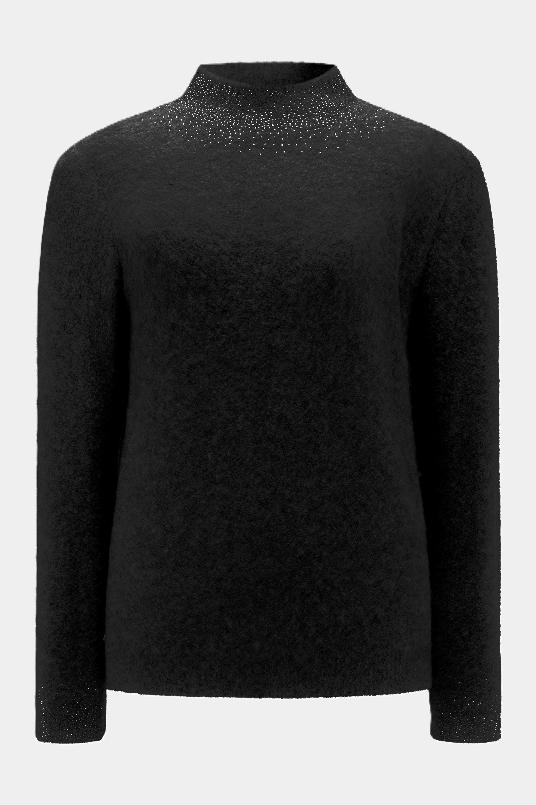 Pull en maille Zaubermond avec détails pailletés NOIR G/L MANQUANT