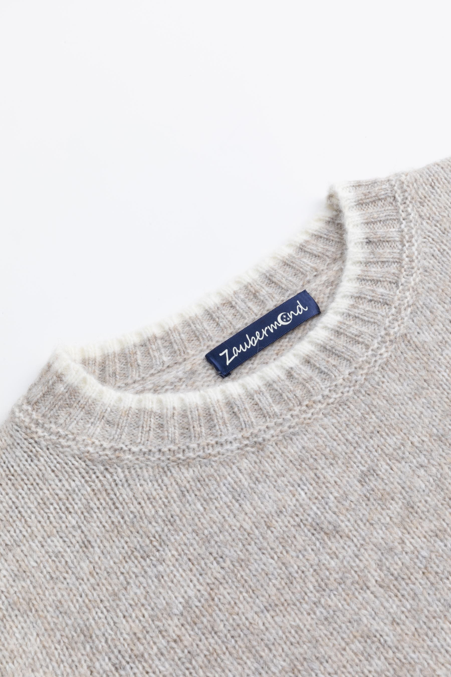 Zaubermond Strickpullover mit Strukturärmeln MARMOR