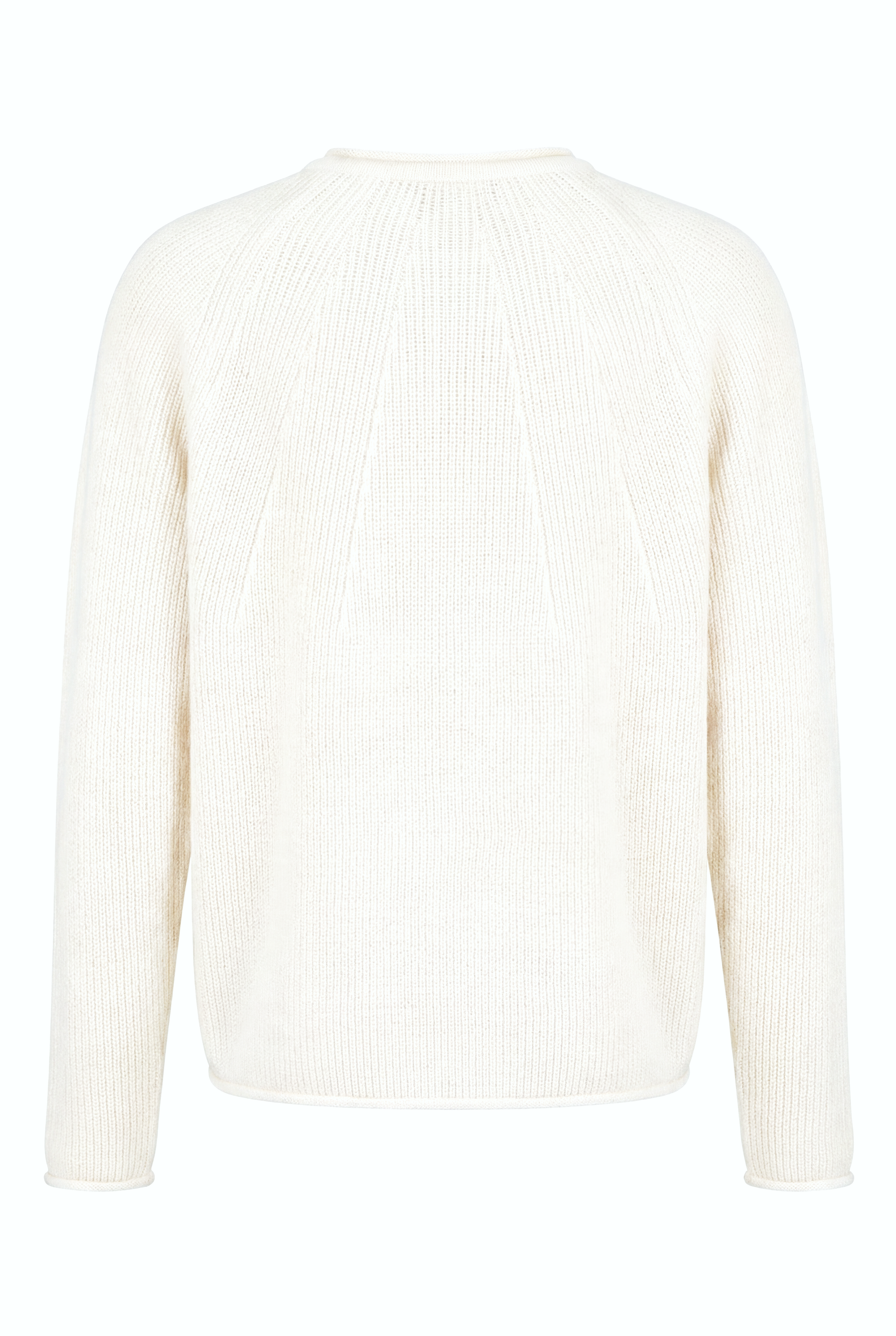 Strickpullover mit diagonalen Strickelementen, Raglan, Anhänger