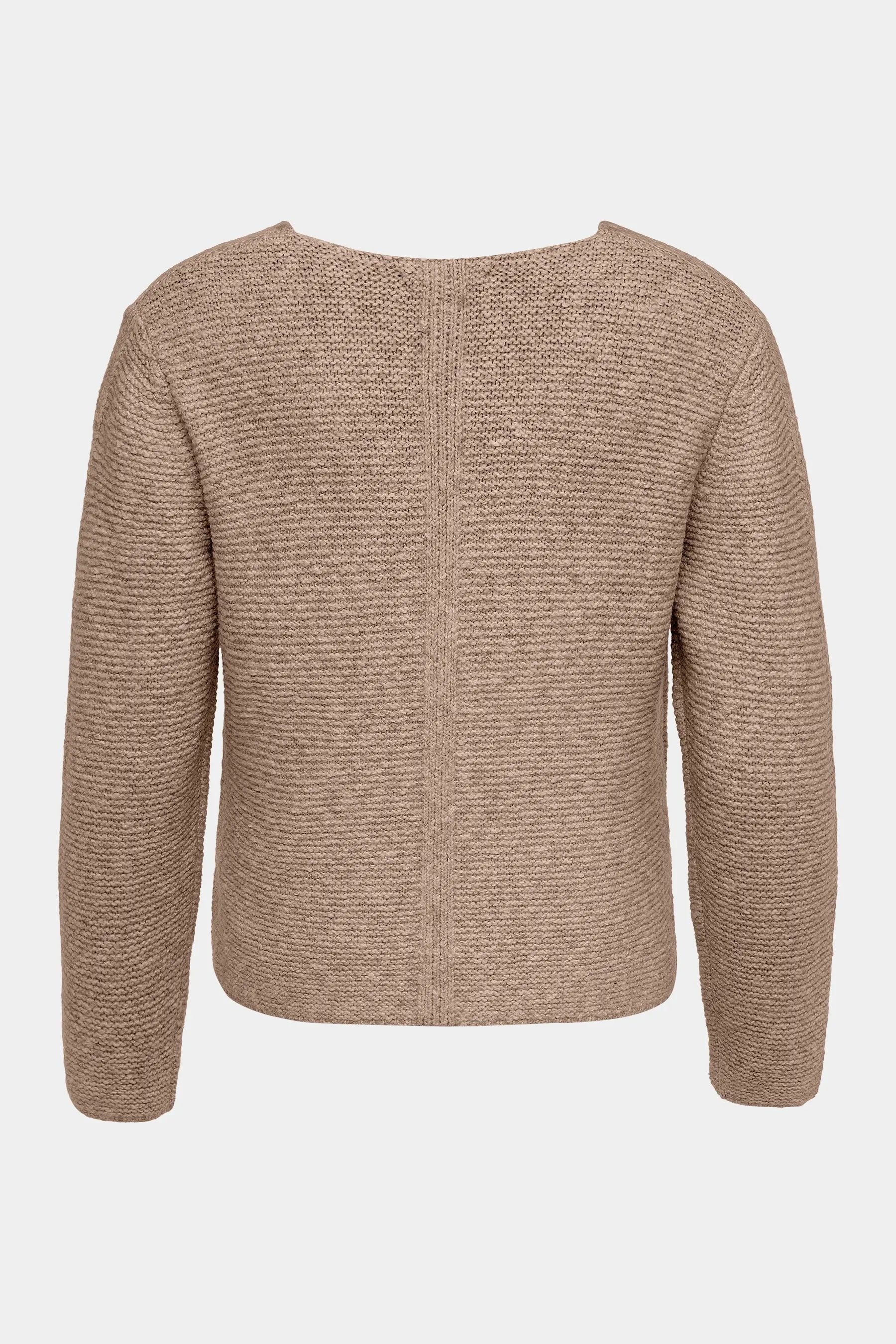 Cassis V-Ausschnitt Pullover TAUPE Cassis