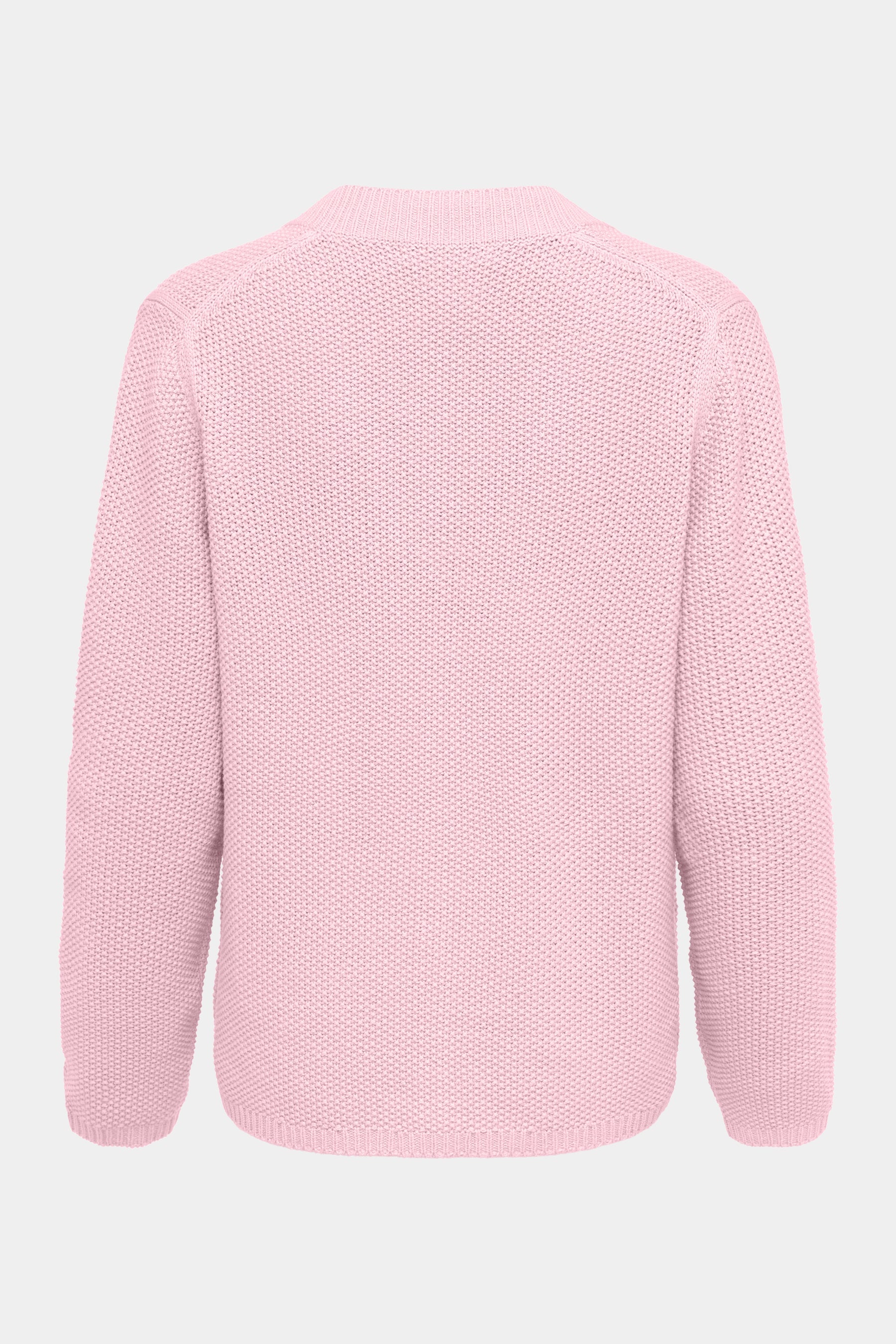 Cassis V-Ausschnitt Damenstrickjacke in Rosa Cassis