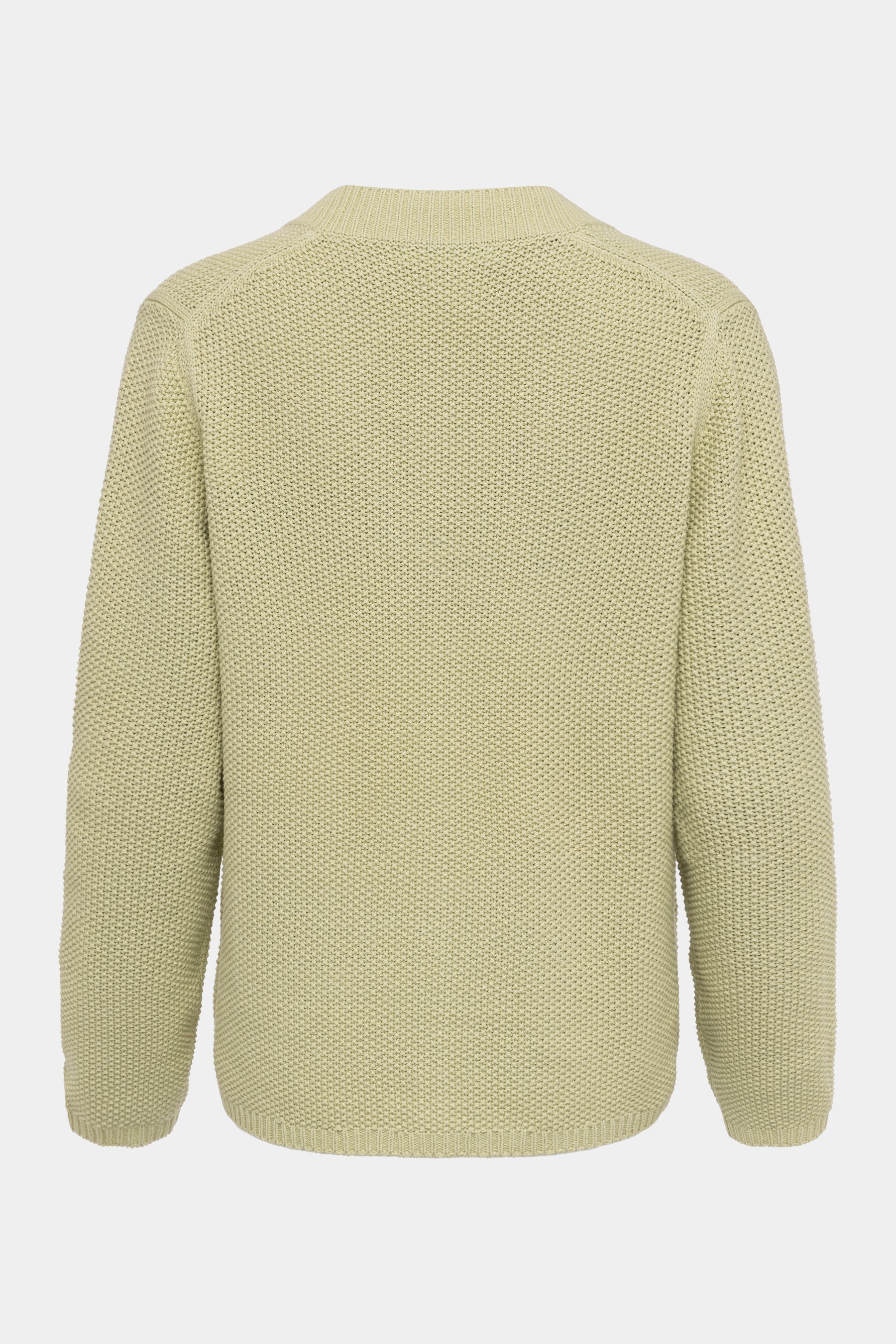 Cassis V-Ausschnitt Damenstrickjacke in Pistachio Cassis