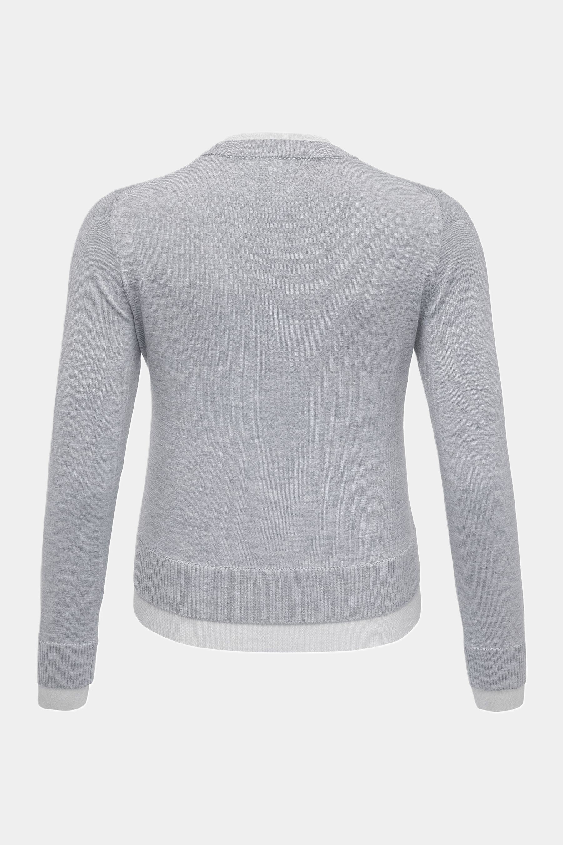 Cassis Strickpullover meliert LIGHT GREY Cassis