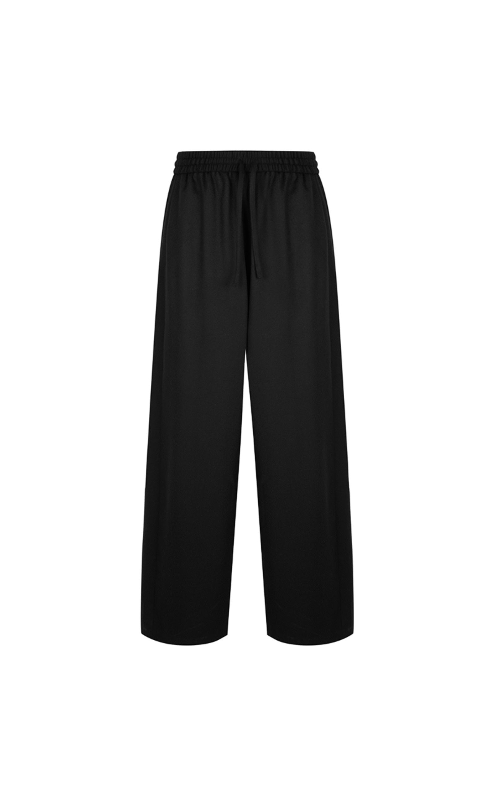 Damen Loose Stoffhose mit Gummibund Schwarz JNBY