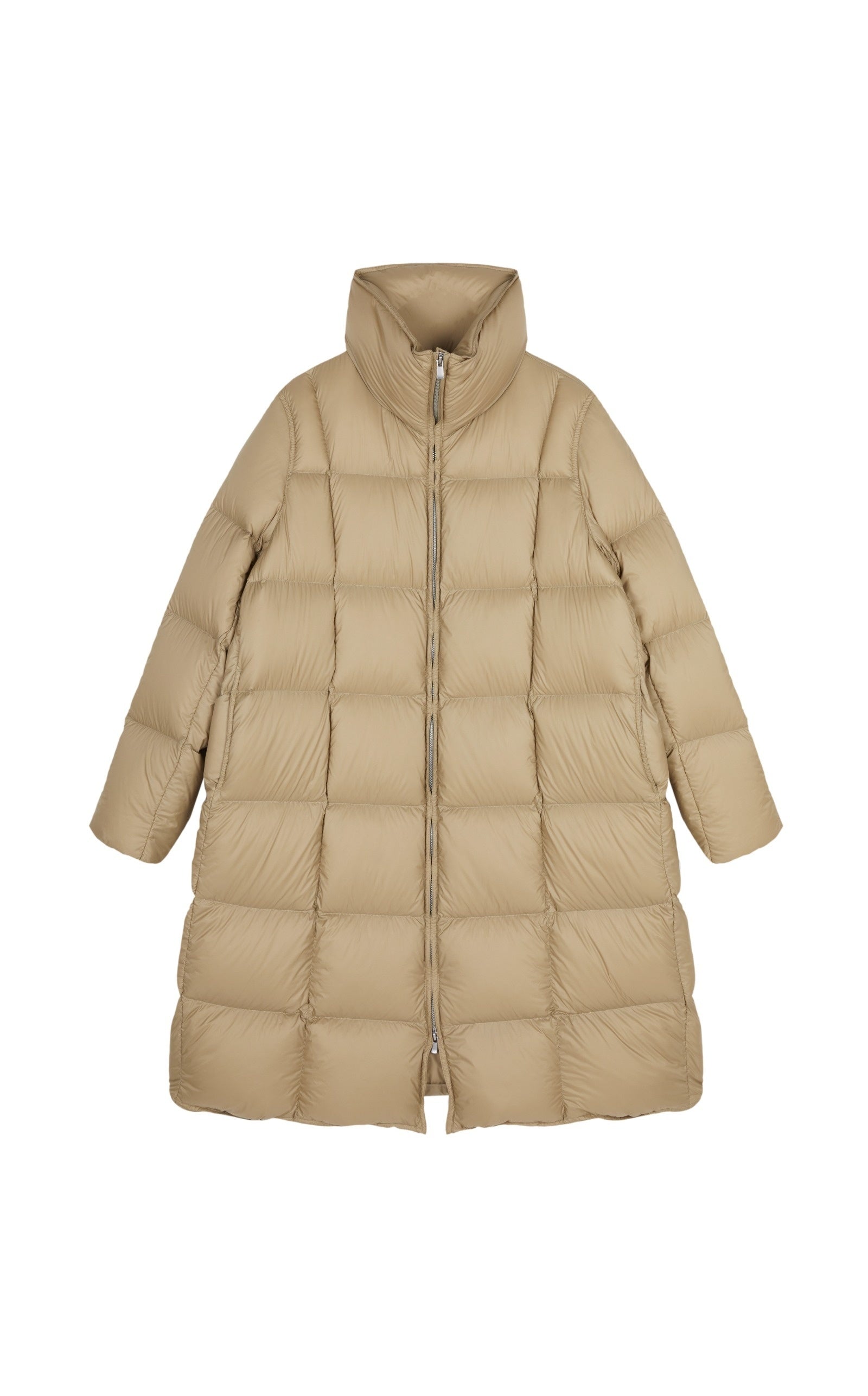 Damen Regular Daunenmantel mit hohem Stehkragen & Kachelsteppung JNBY