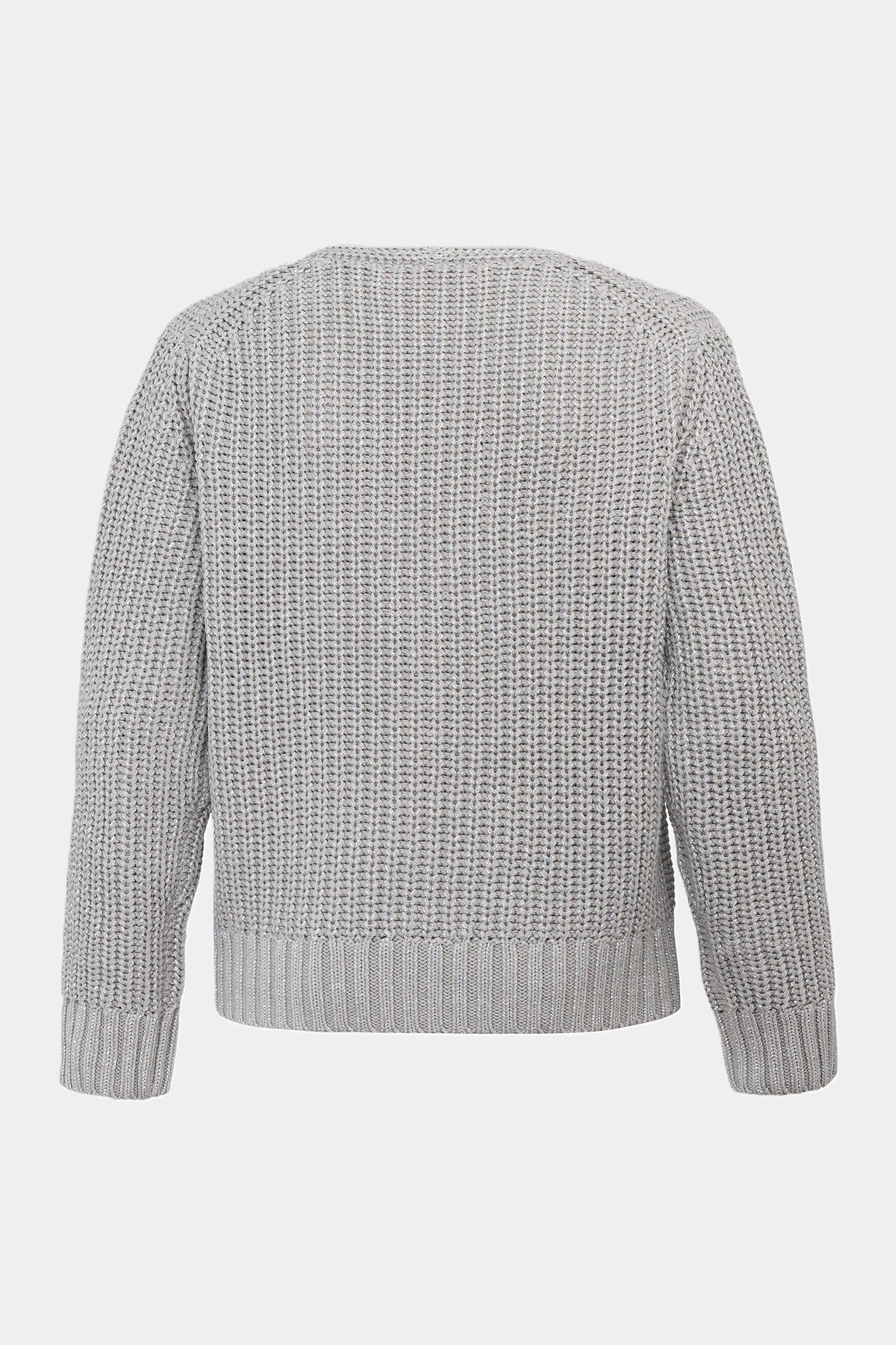 Strickjacke LIGHT GREY six-o-seven