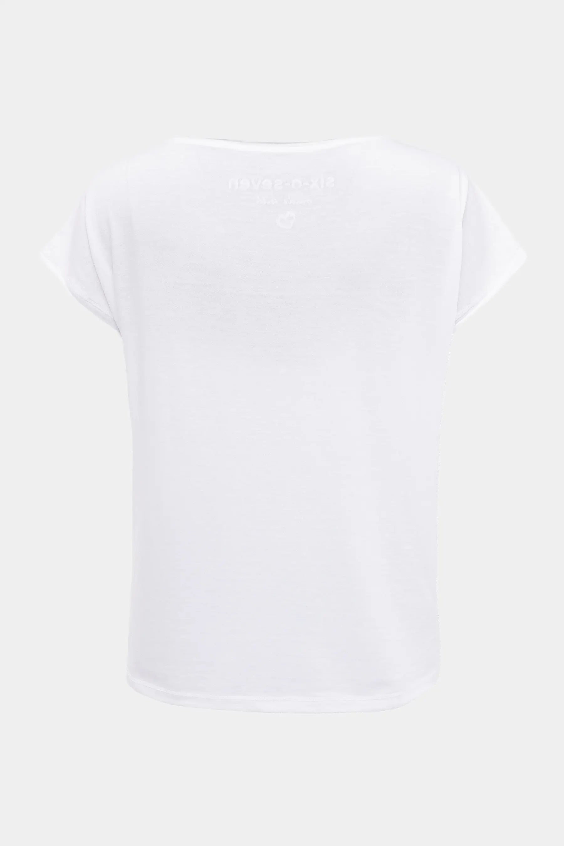 Six-o-Seven T-Shirt mit LOVE Print in WHITE six-o-seven