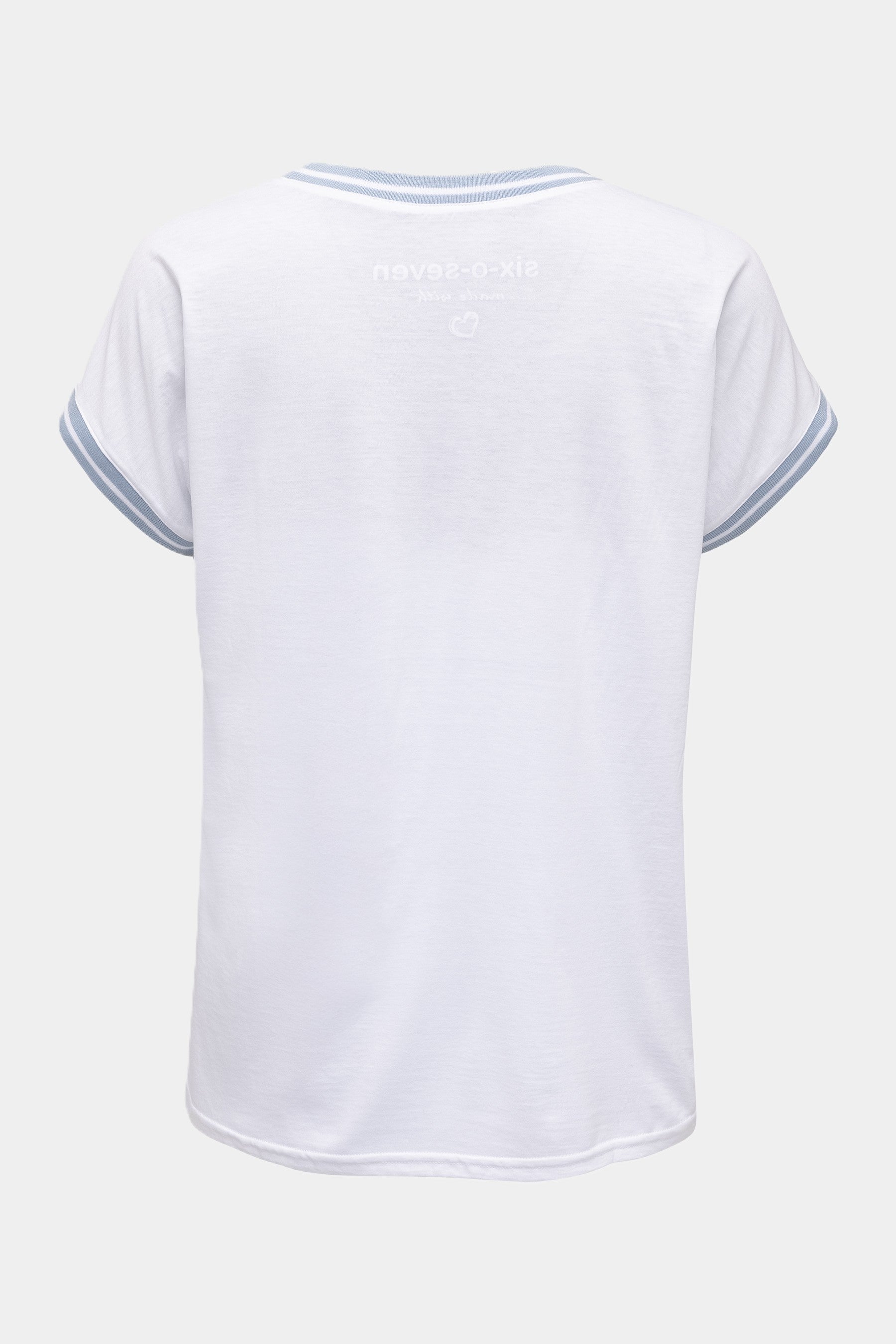 Six-o-Seven T-Shirt mit plakativem "LOVE"-Print in WHITE six-o-seven