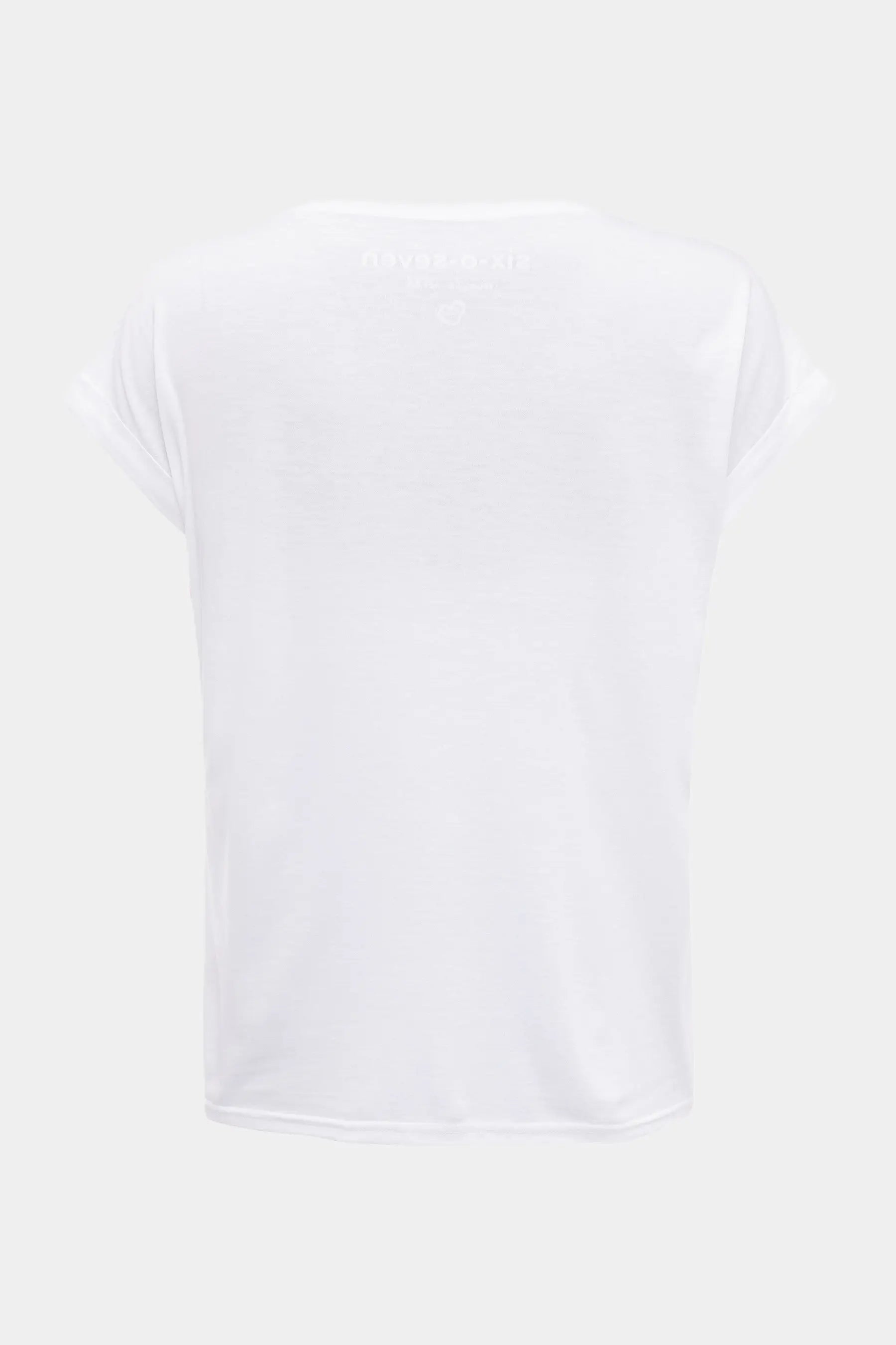 Six-o-Seven T-Shirt mit "Live"-Print WHITE six-o-seven