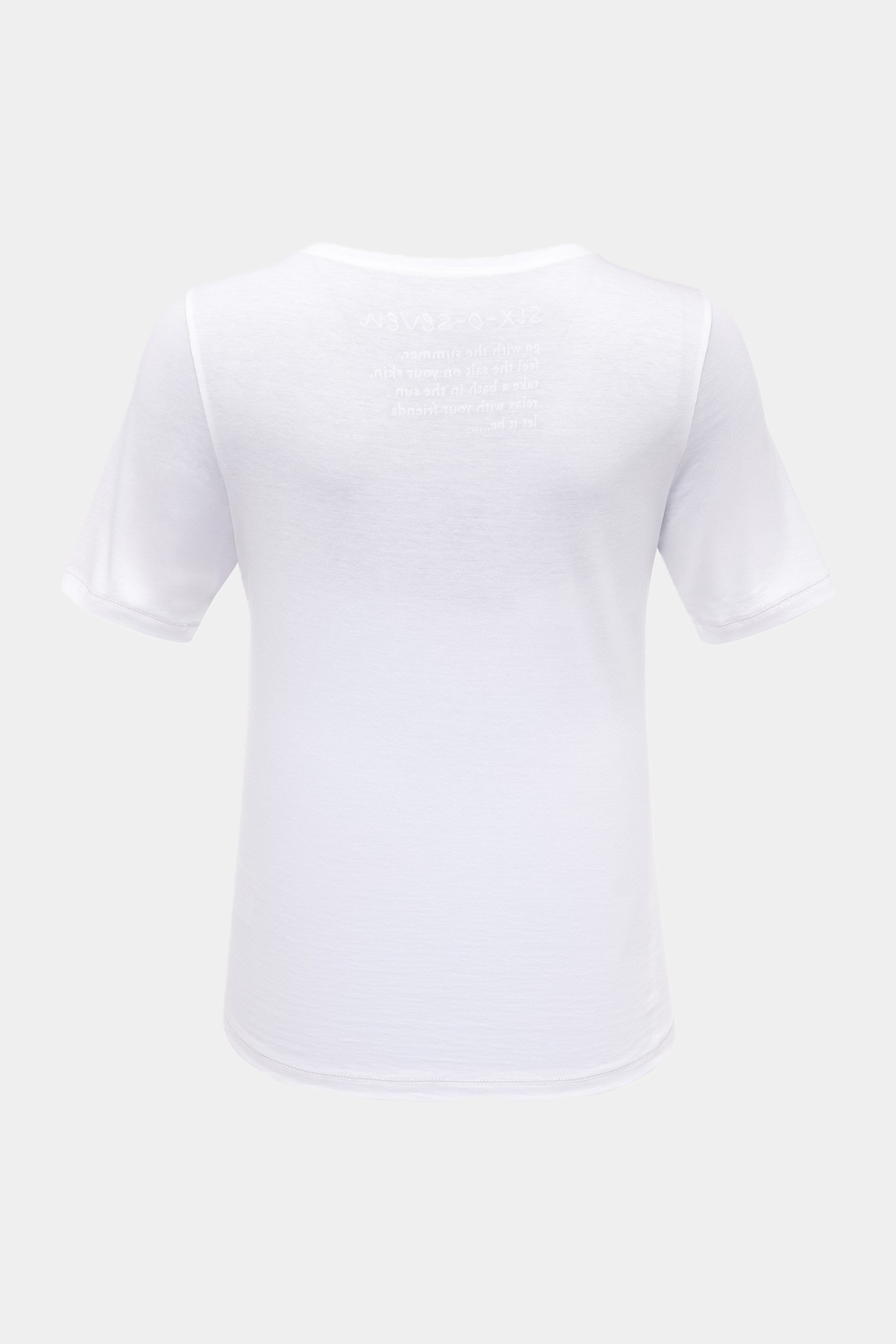 Six-o-seven T-Shirt mit Herz Print WHITE six-o-seven