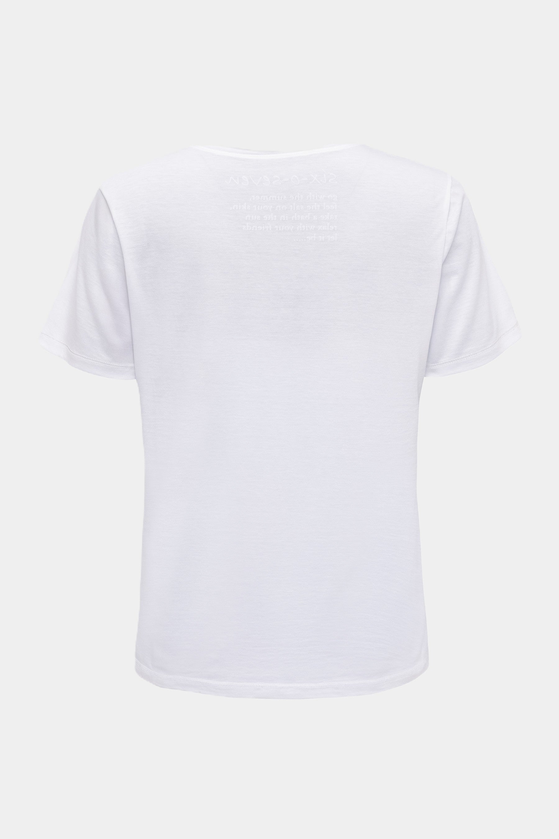 Six-o-Seven T-Shirt mit beigen Leopard-Print KITT six-o-seven