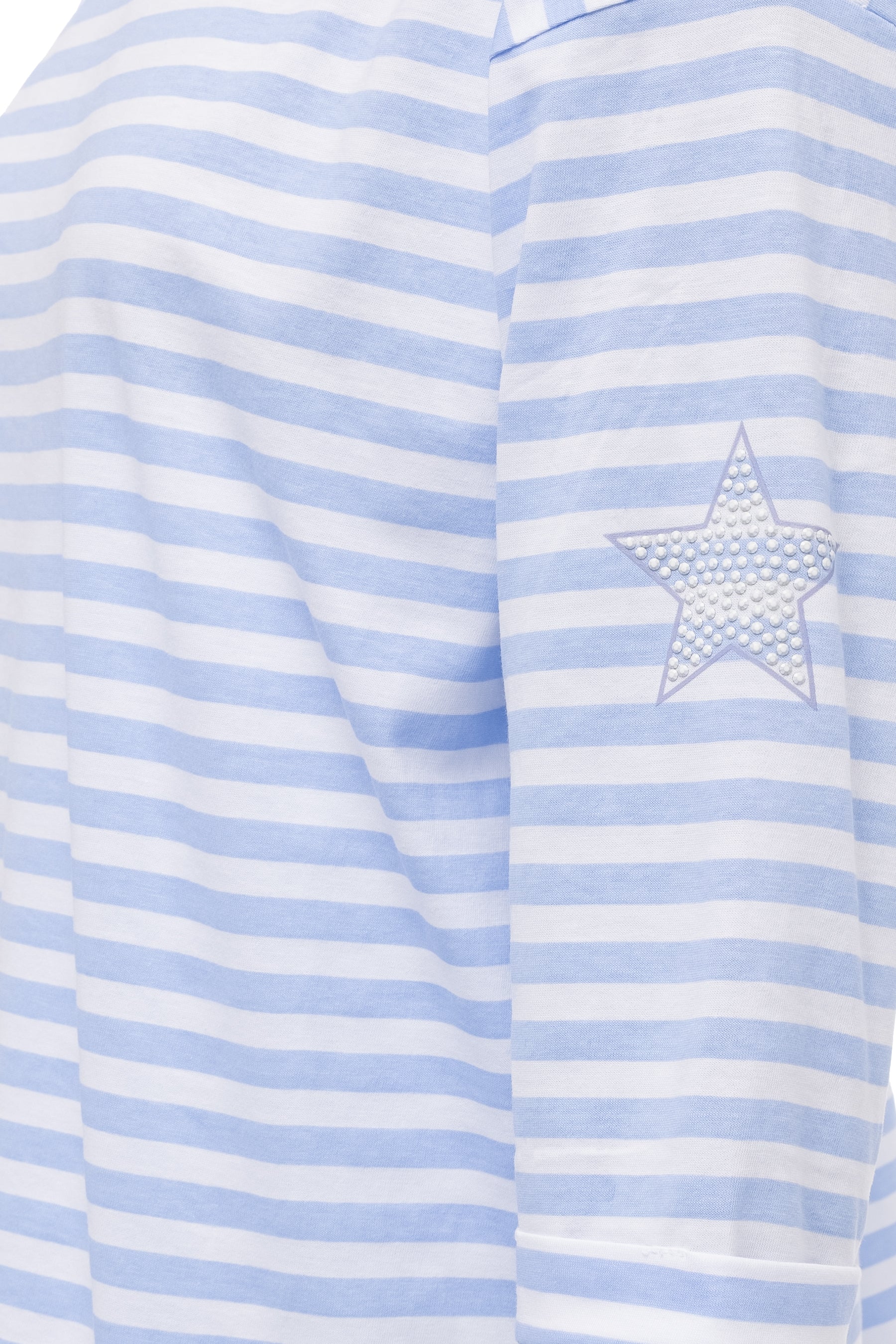 Six-o-Seven T-Shirt 3/4 Arm maritim mit Stern-Print CLOUD six-o-seven