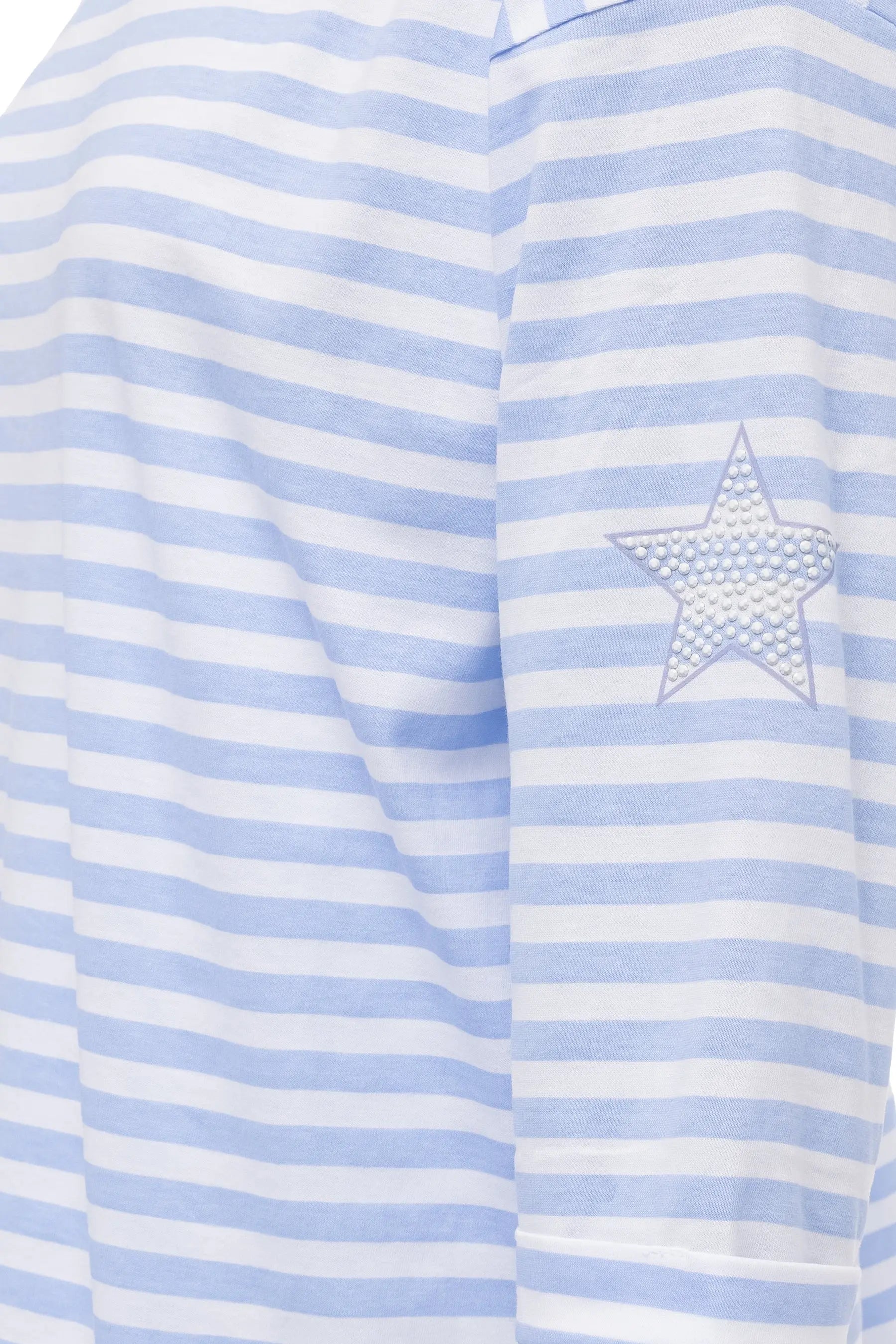 Six-o-Seven T-Shirt 3/4 Arm maritim mit Stern-Print CLOUD six-o-seven