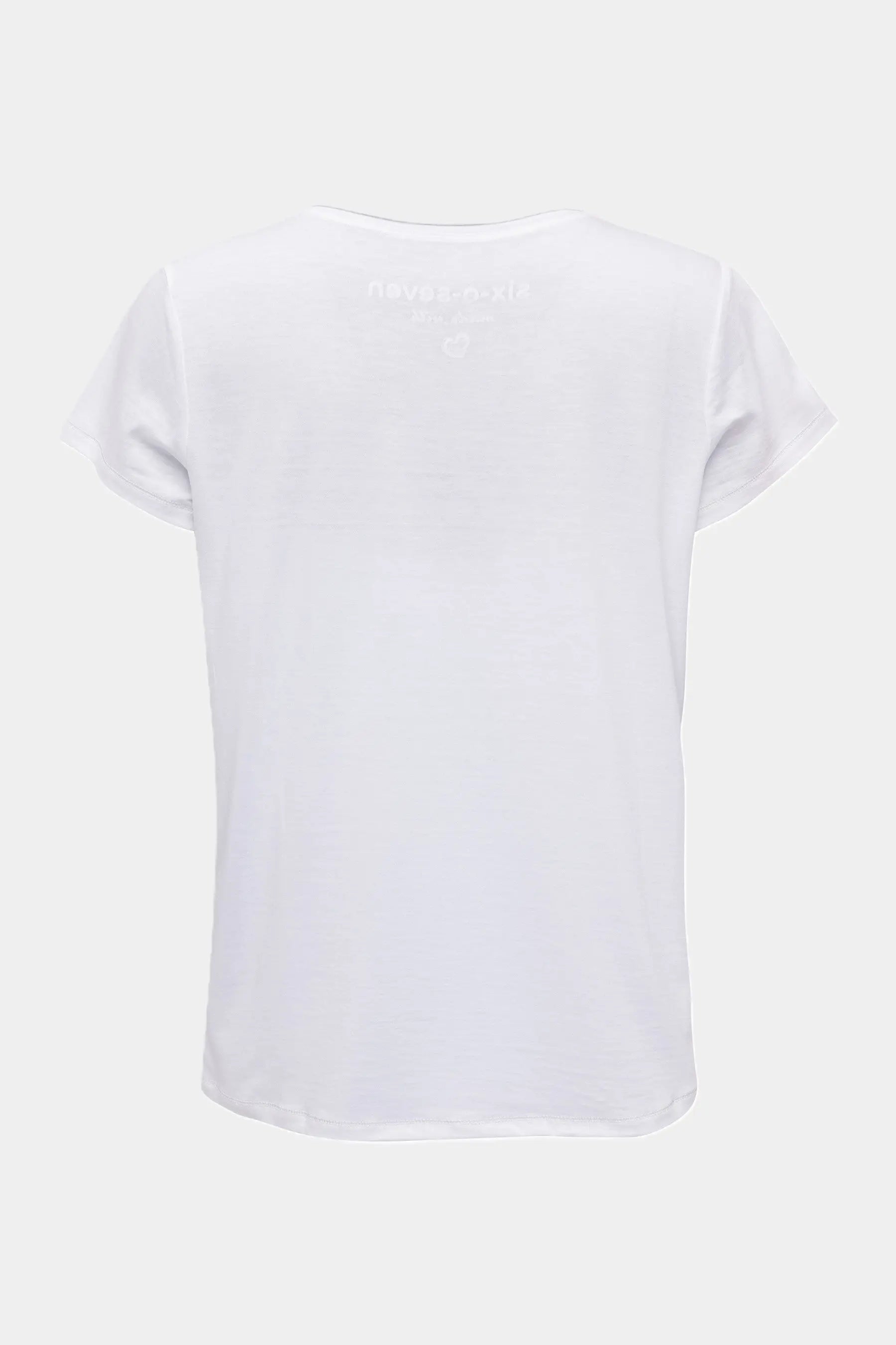 Six-o-seven T-Shirt mit maritimem Print in WHITE six-o-seven