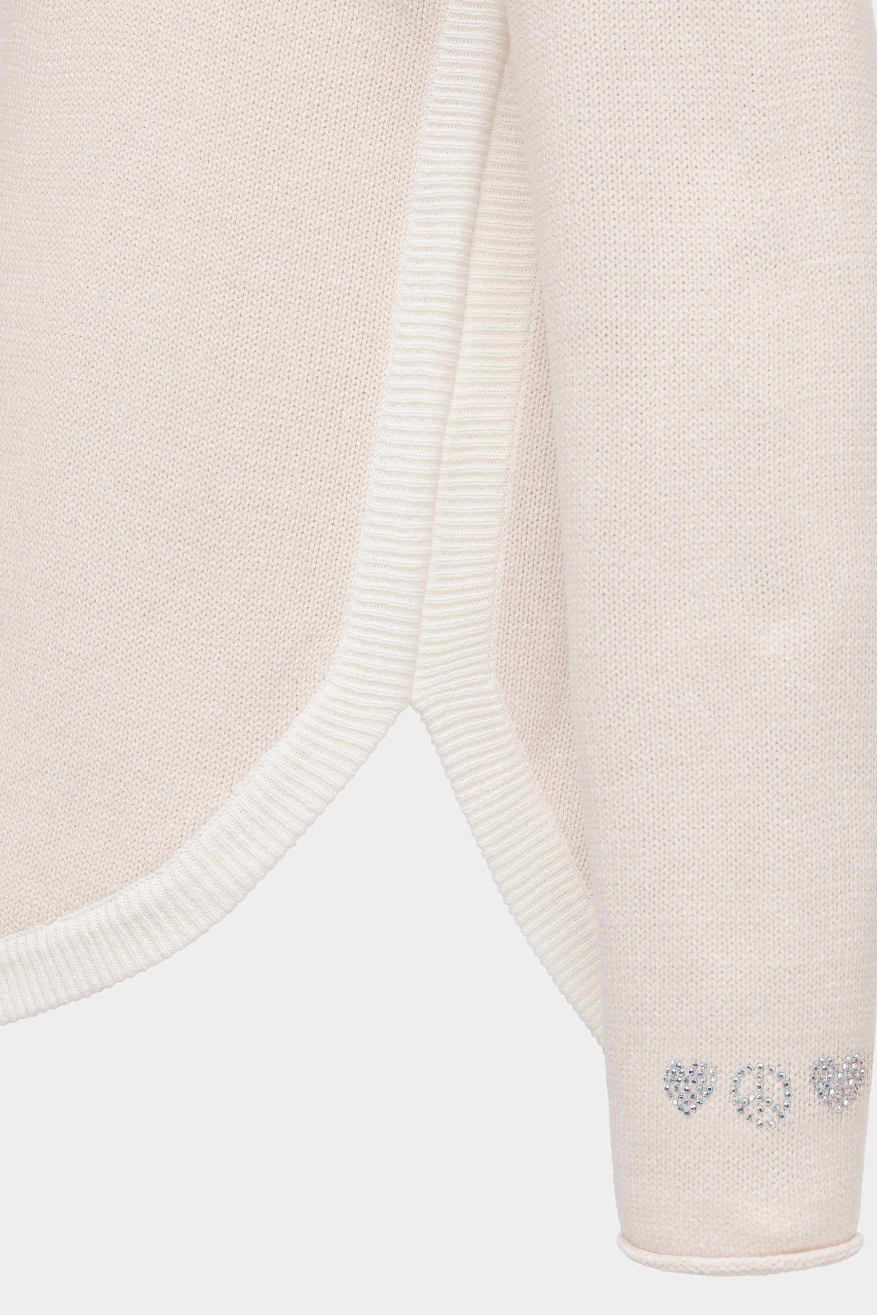 Six-o-Seven Damen Strickpullover mit Strass-Motiv six-o-seven