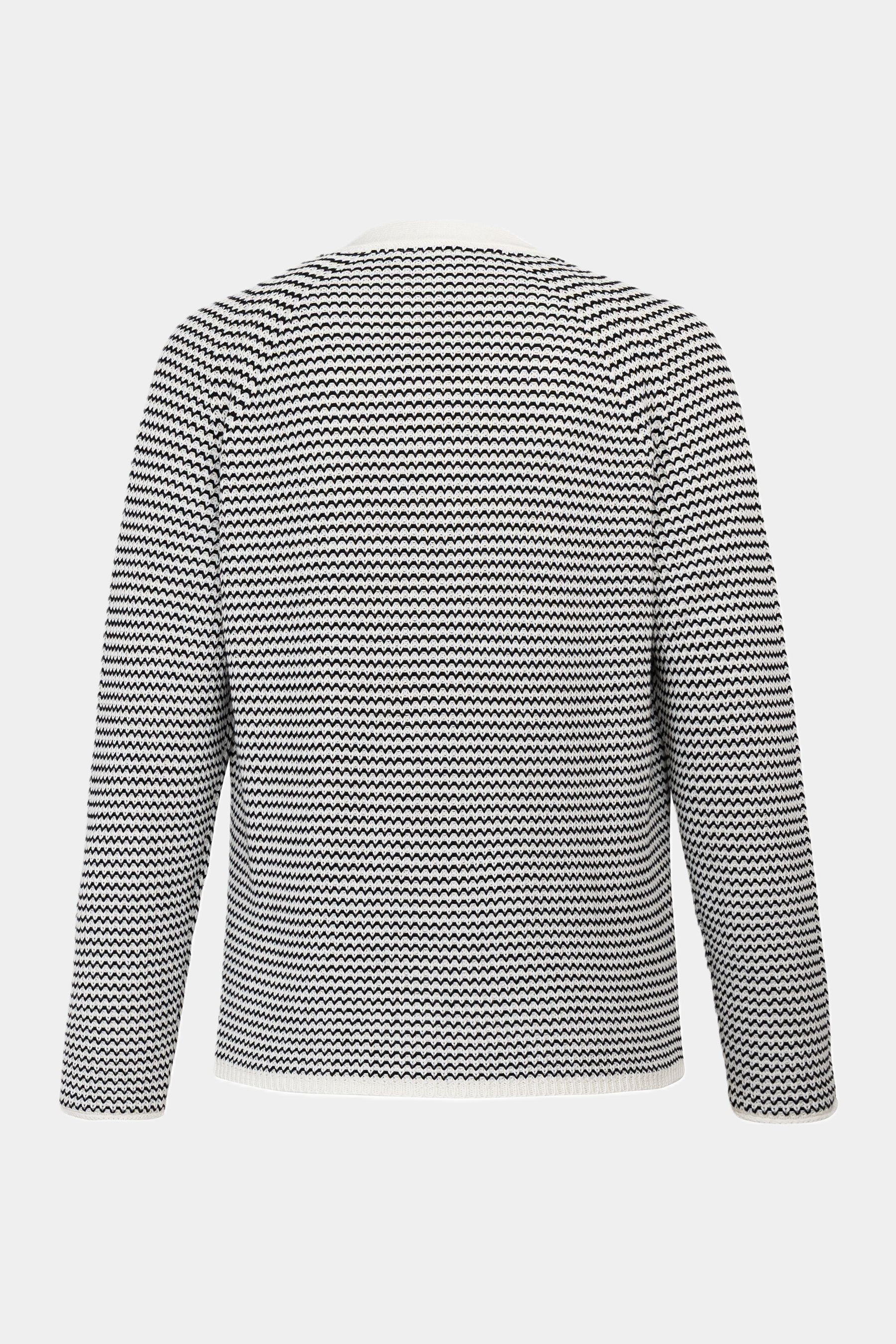 Baumwoll-Strickjacke OFF WHITE Zaubermond