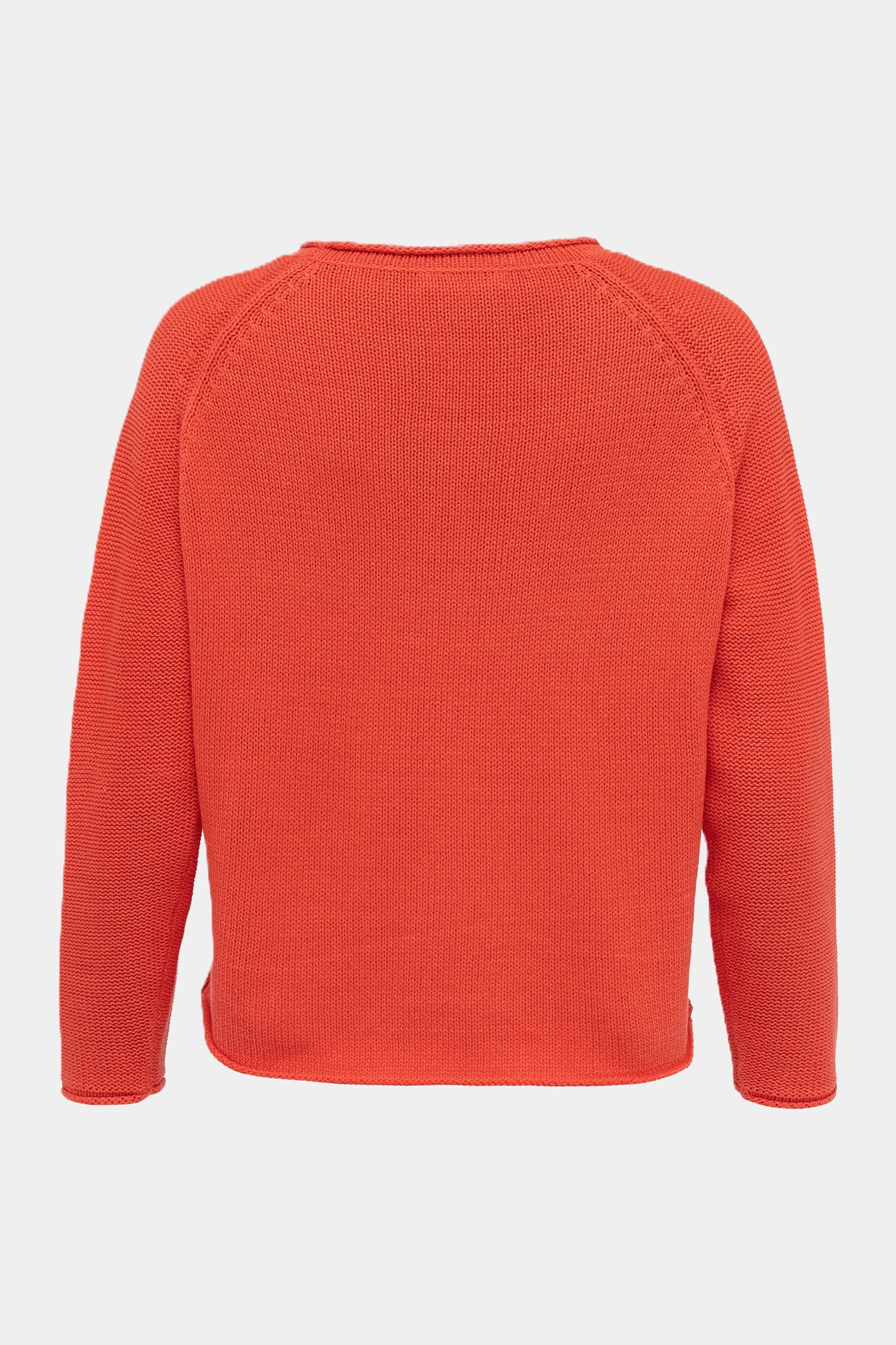 Jersey de punto con bordado en CORAL