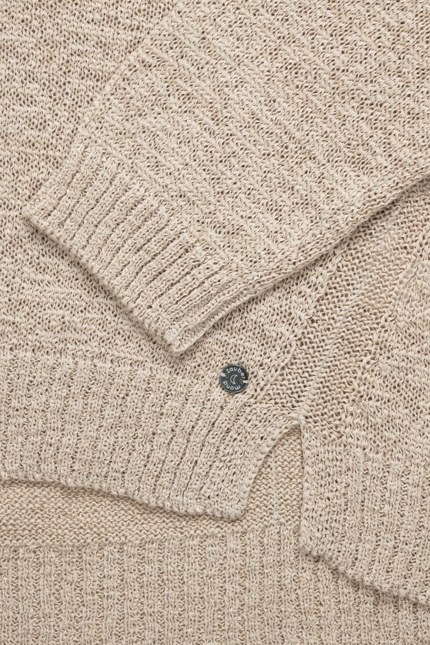 Strickpullover mit V-Ausschnitt KIESEL Zaubermond