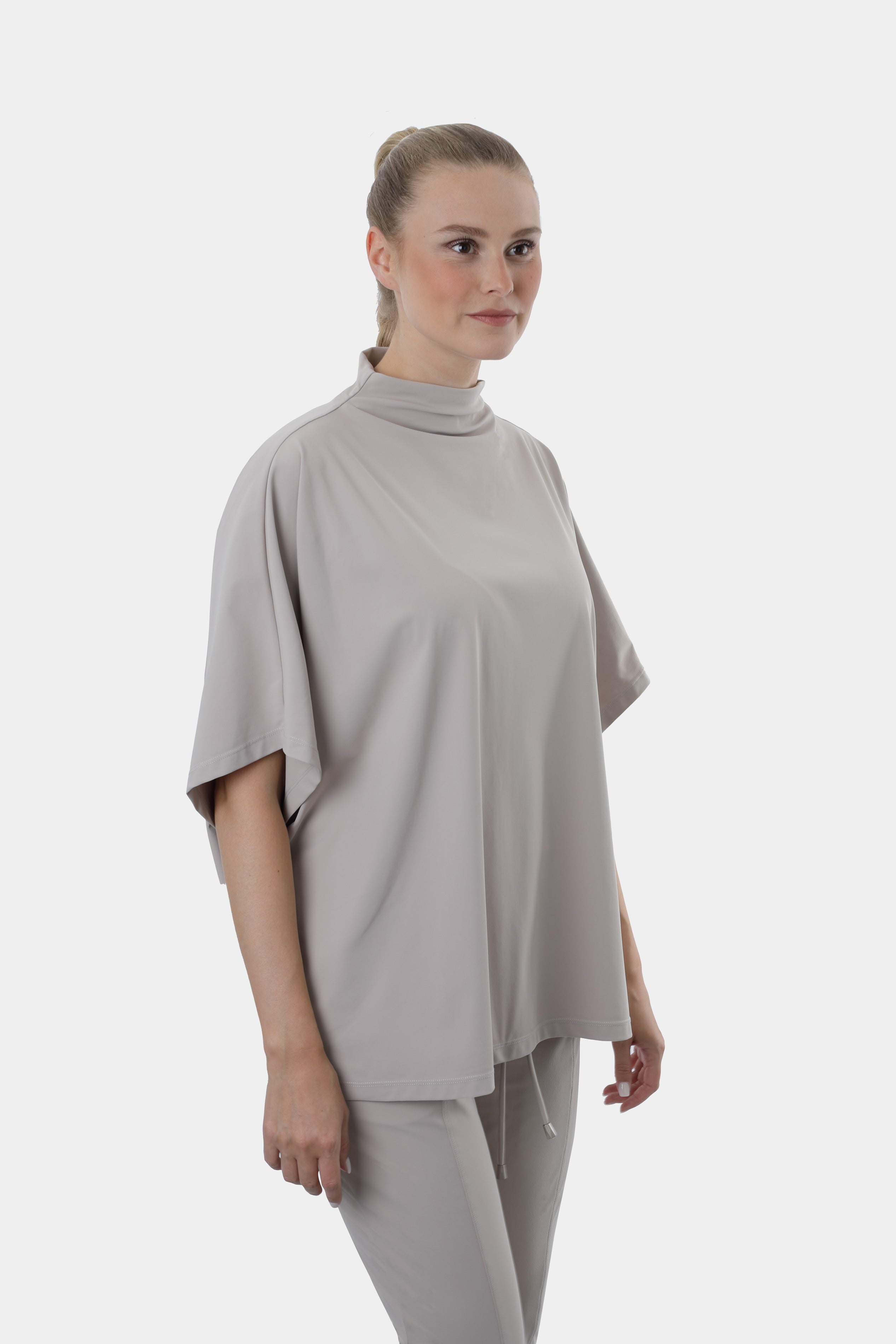 Bluse mit Fledermausärmeln SAND