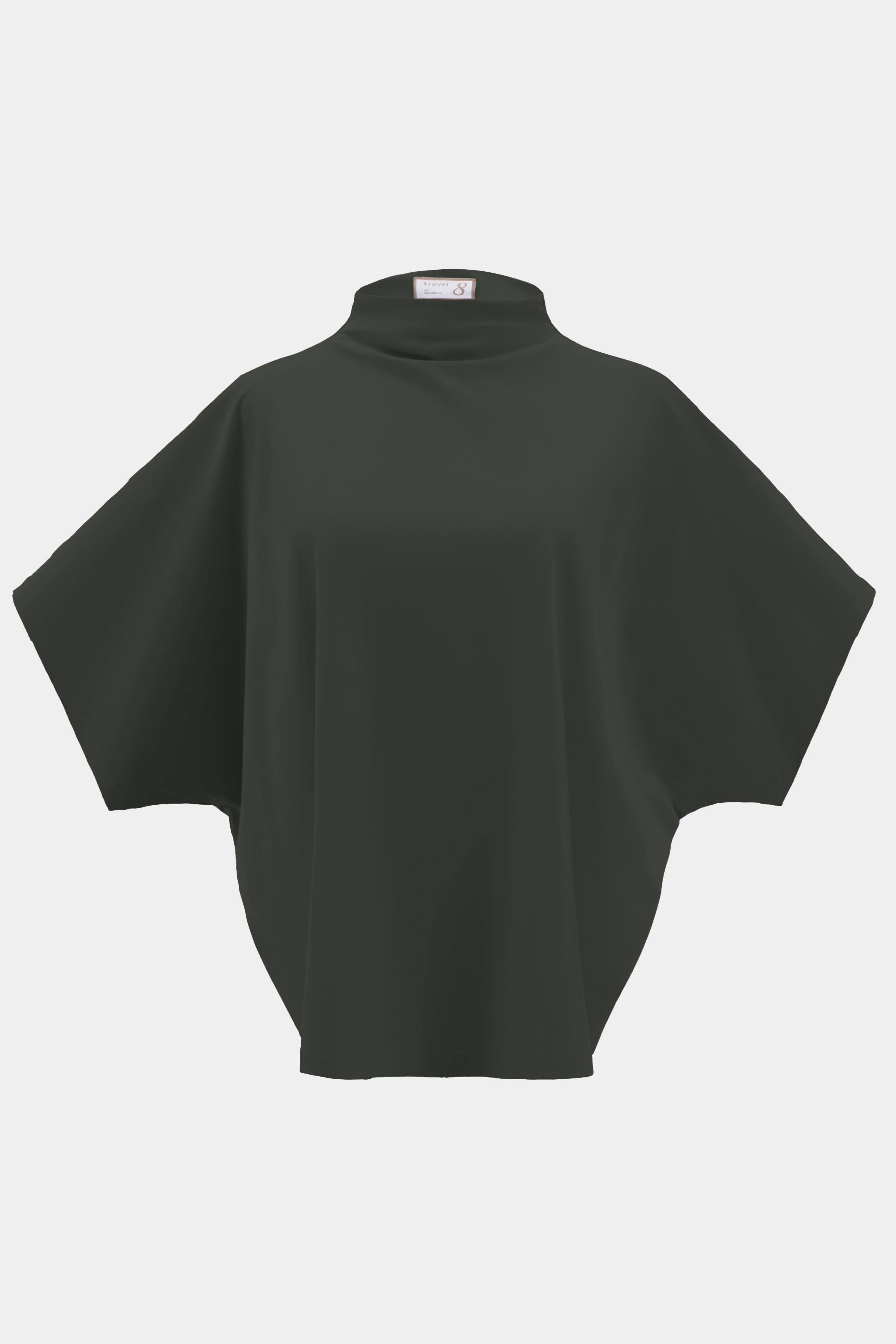 Bluse mit Fledermausärmel OLIVE