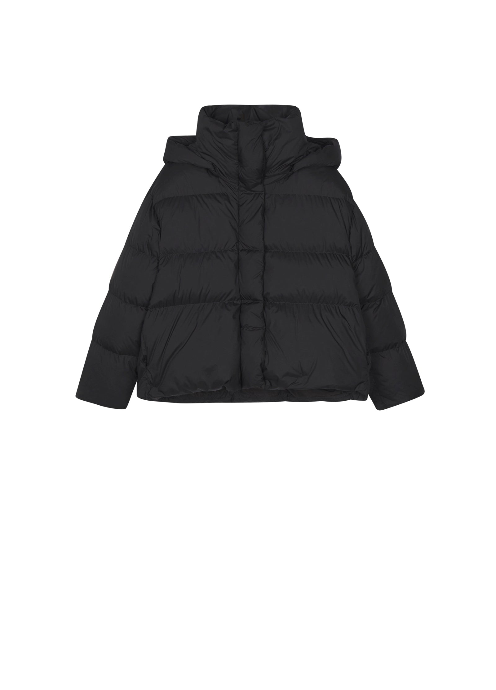 Damen elegante Daunenjacke mit abnehmbarer Kapuze LESS