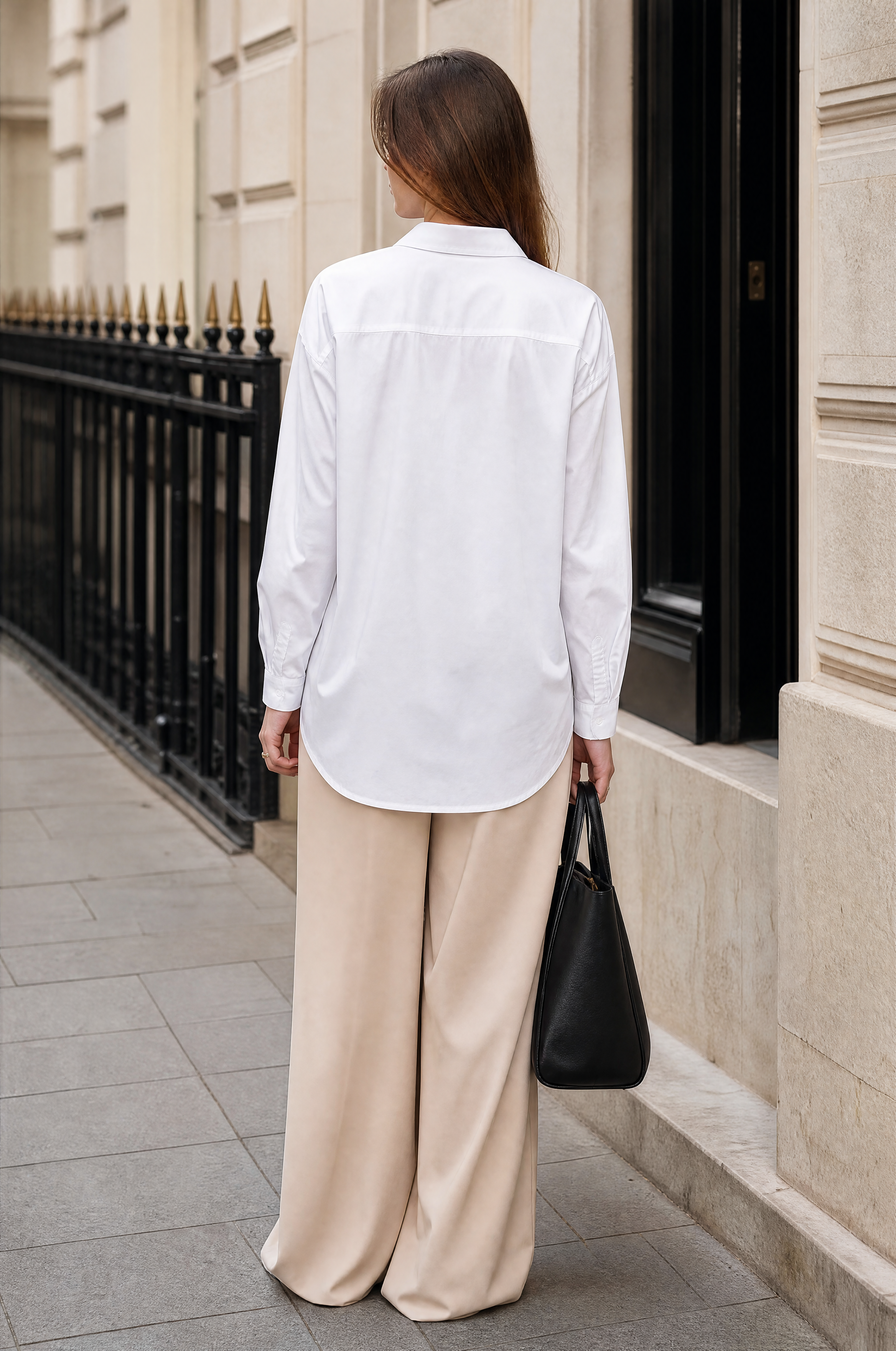 Blusa de algodón BLANCA