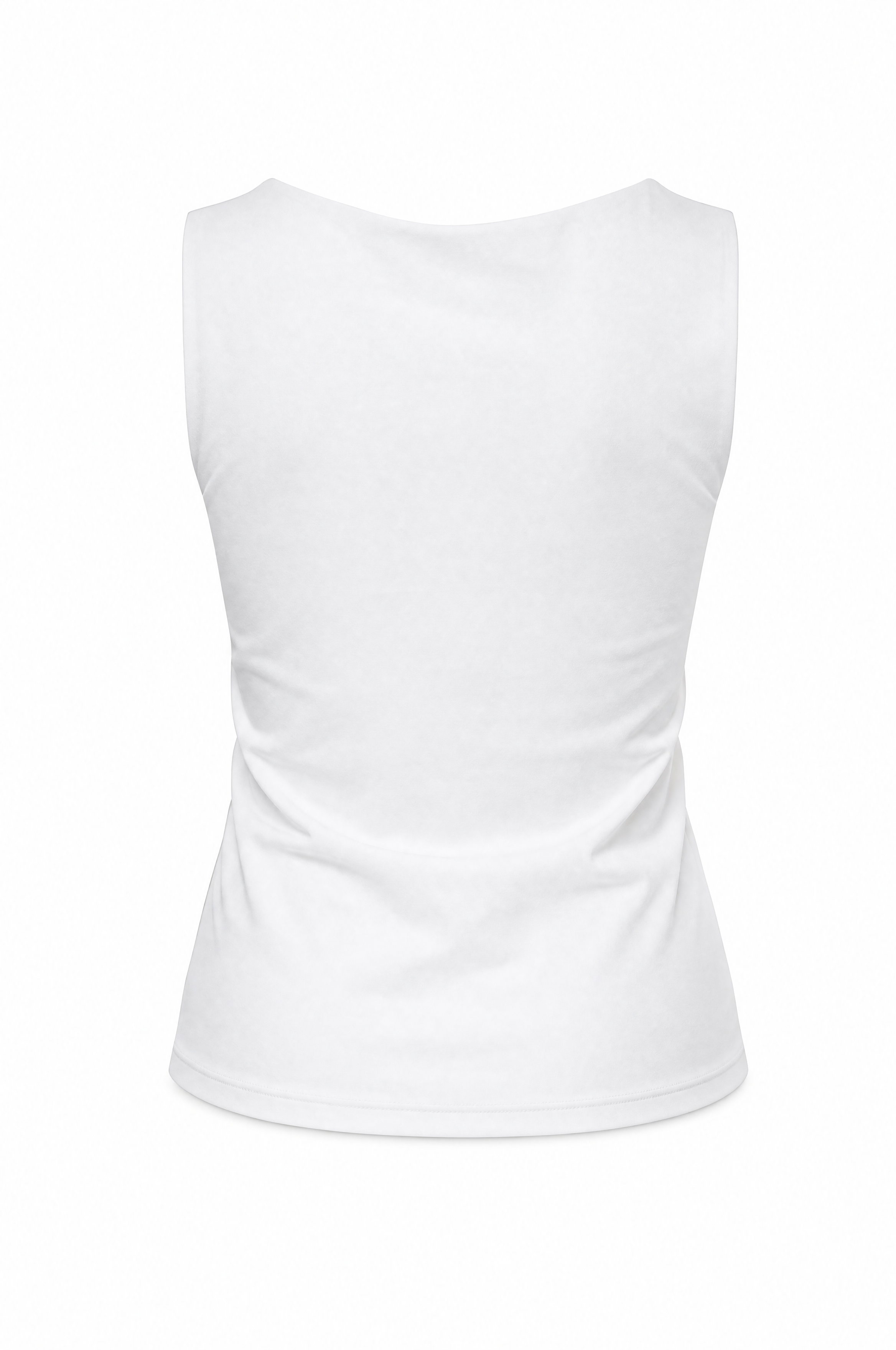 Nadine H Top corto con escote en V y tejido reforzado en OFFWHITE