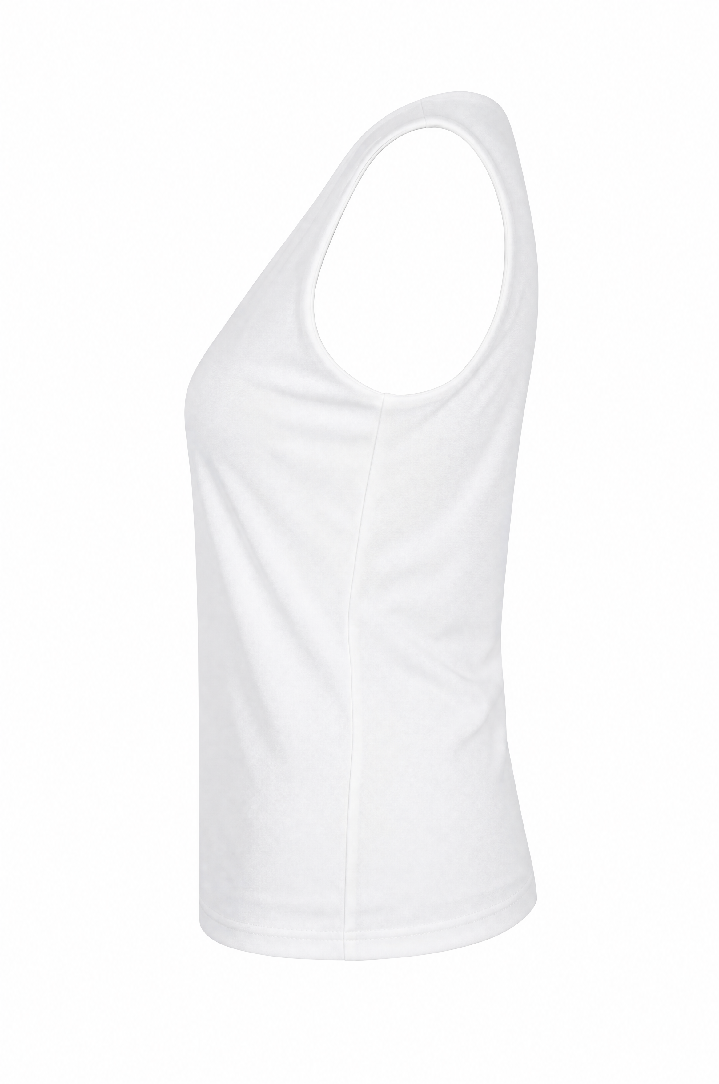 Nadine H Top corto con escote en V y tejido reforzado en OFFWHITE