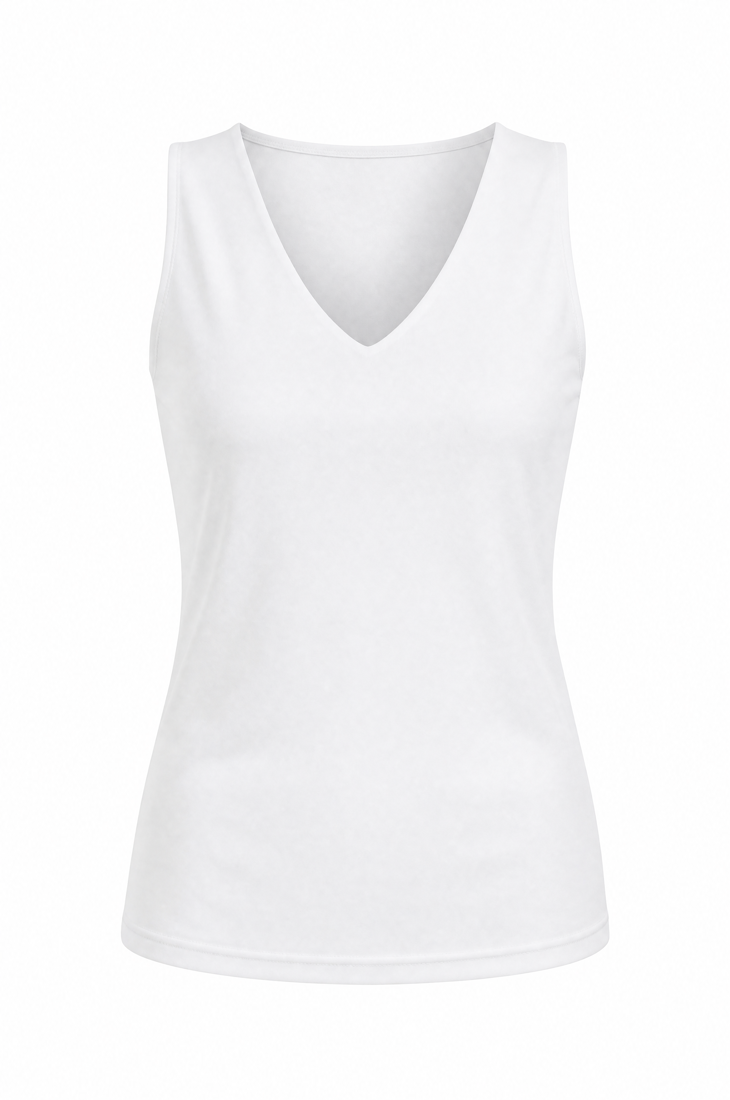 Nadine H Top corto con escote en V y tejido reforzado en OFFWHITE