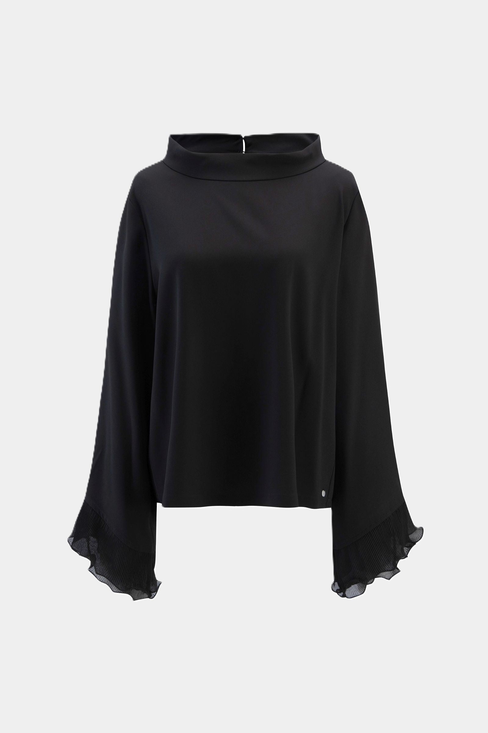 Ruffle blouse BLACK