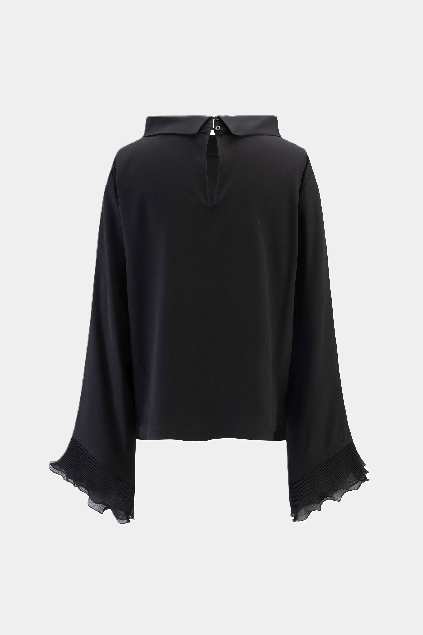 Ruffle blouse BLACK