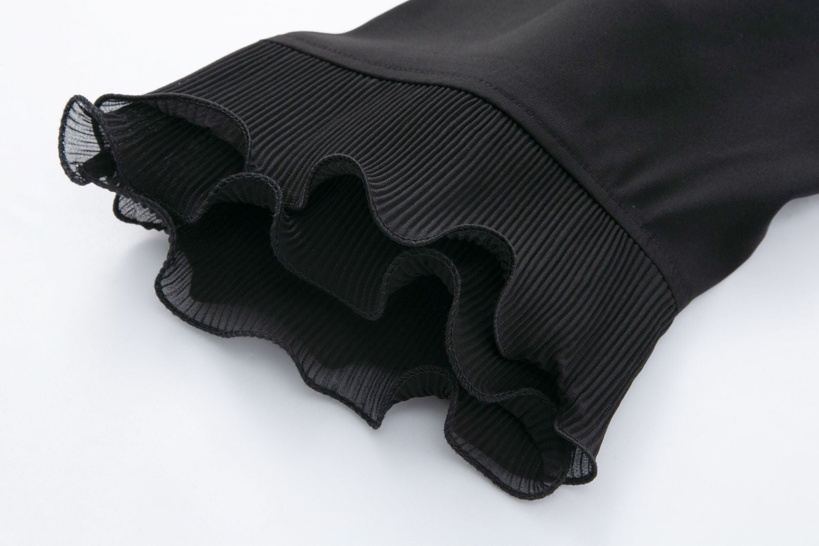 Rüschenbluse BLACK