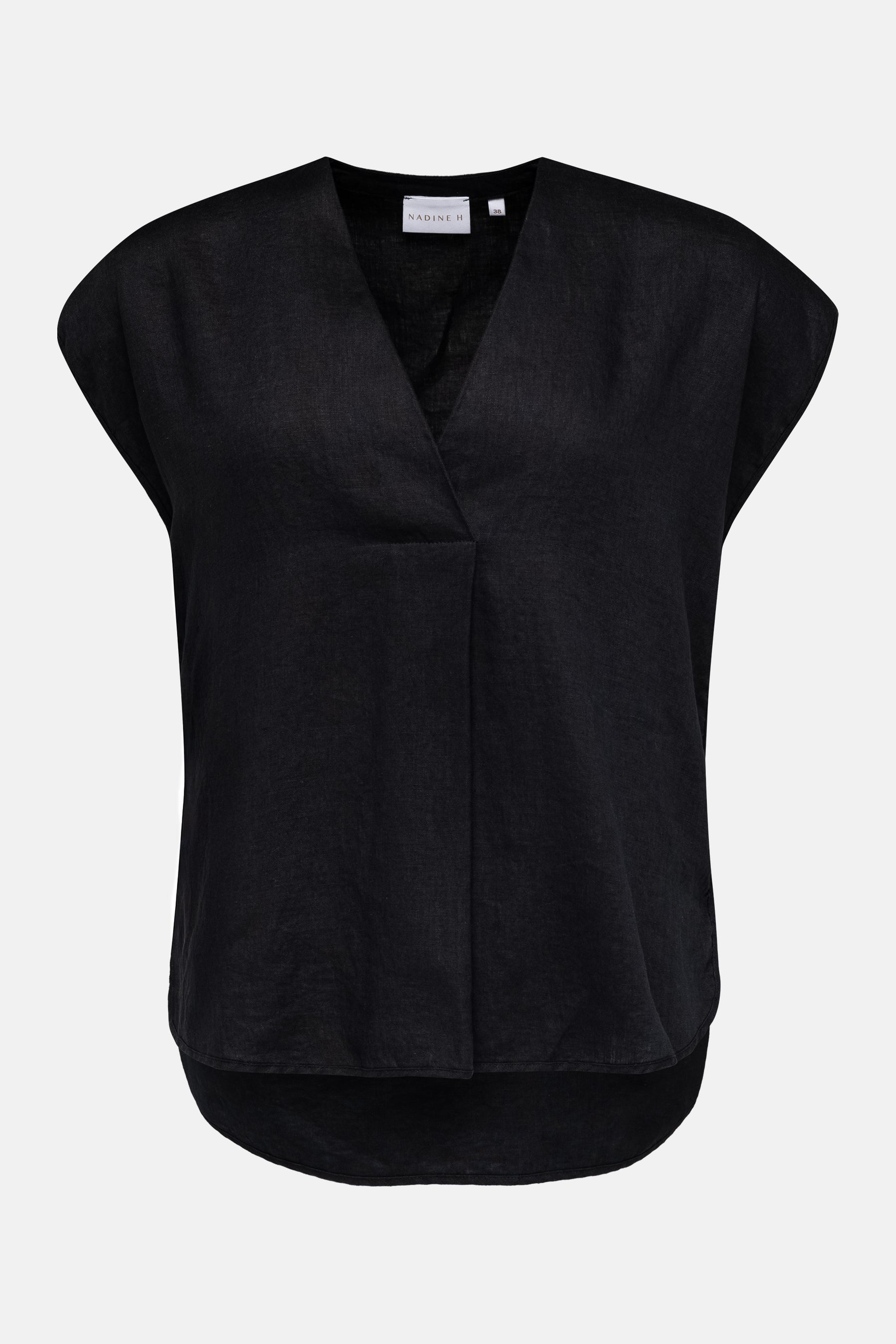 Linnenblouse BLACK Foto ontbreekt!
