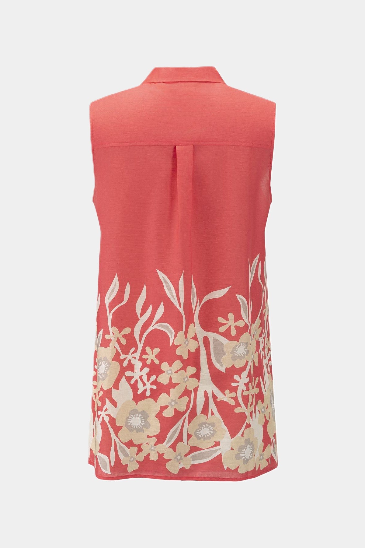 Ärmellose Bluse LIGHT RED PRINT