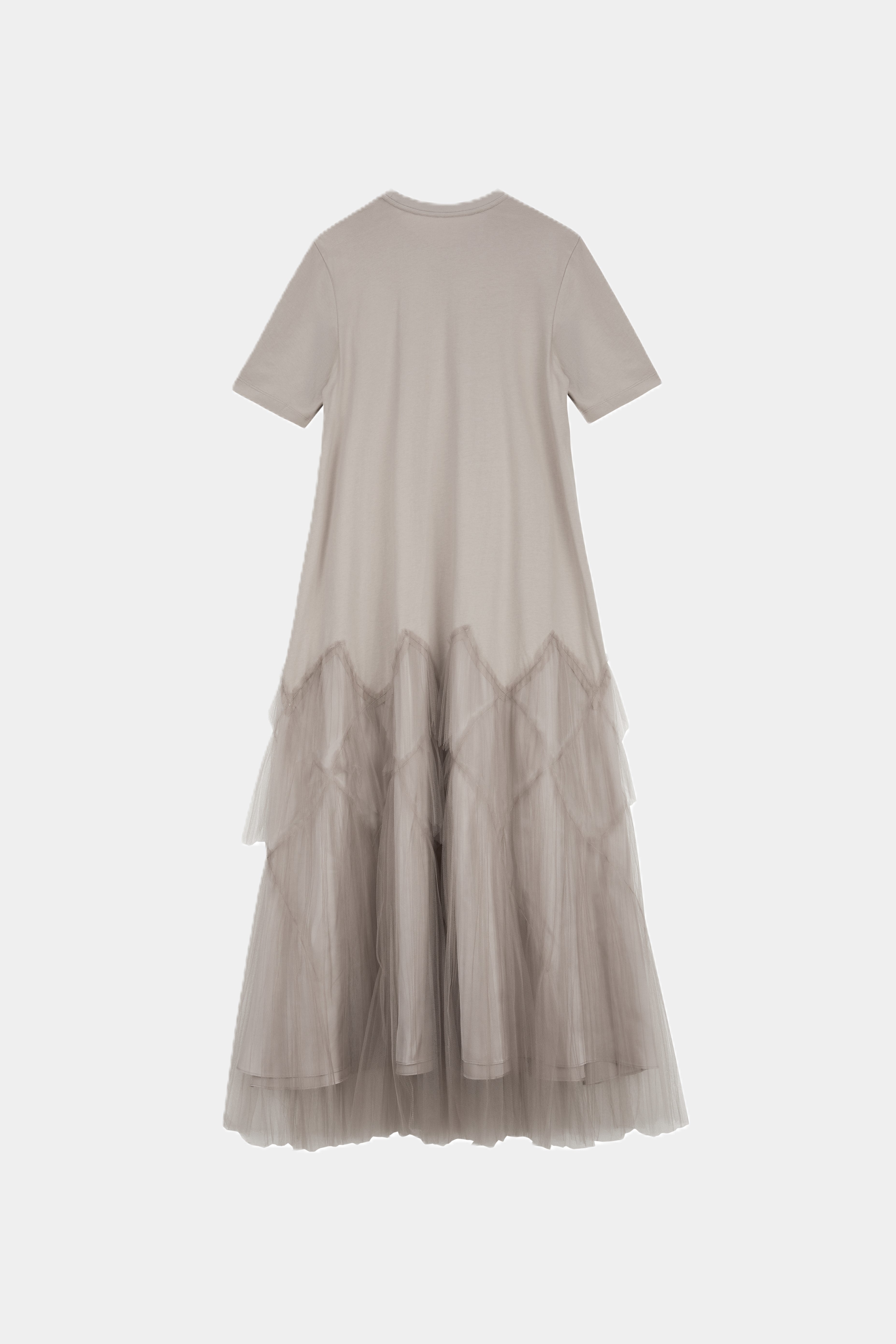 T-Shirt Dress LIGHT GREY
