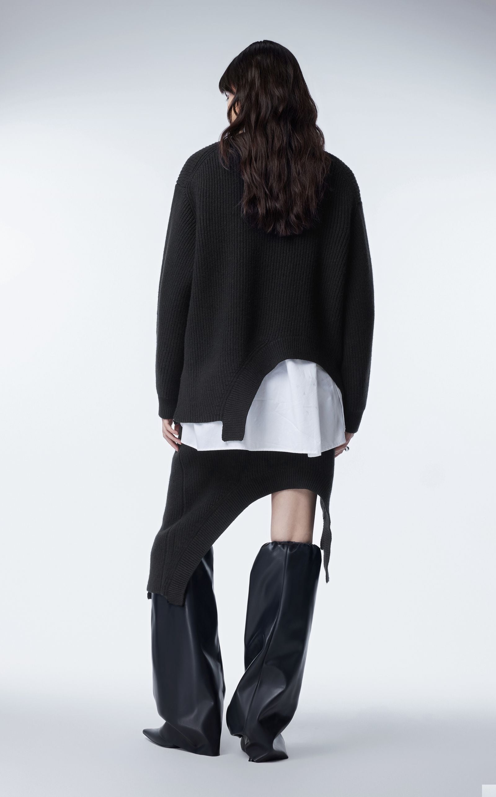 Asymmetrischer Rock BLACK