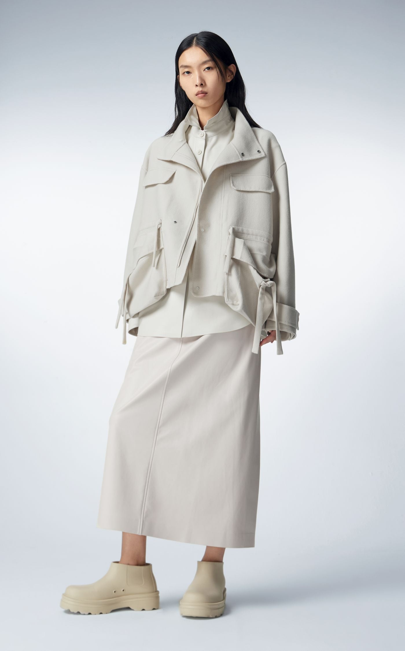 Wolljacke STONE