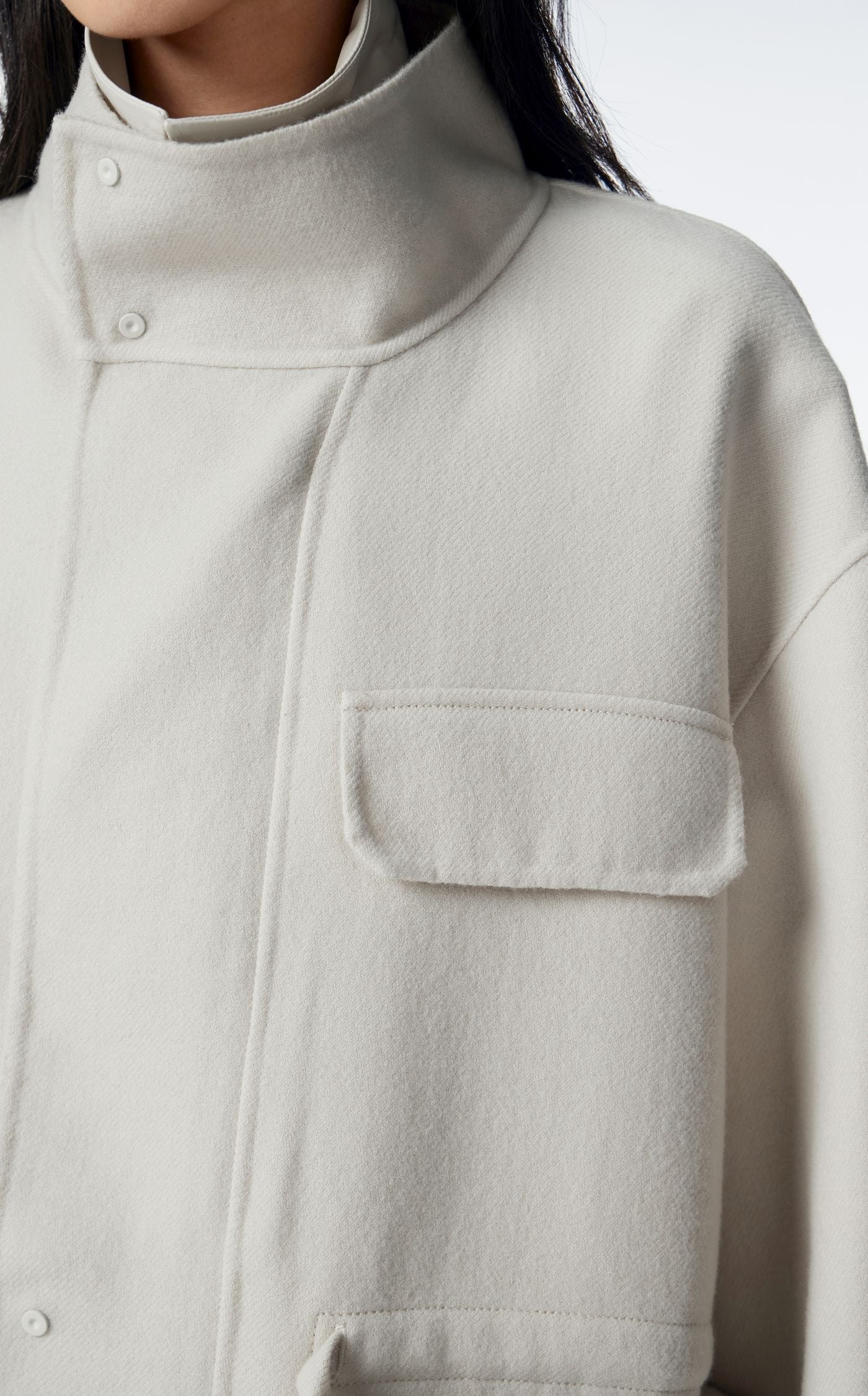 Wolljacke STONE