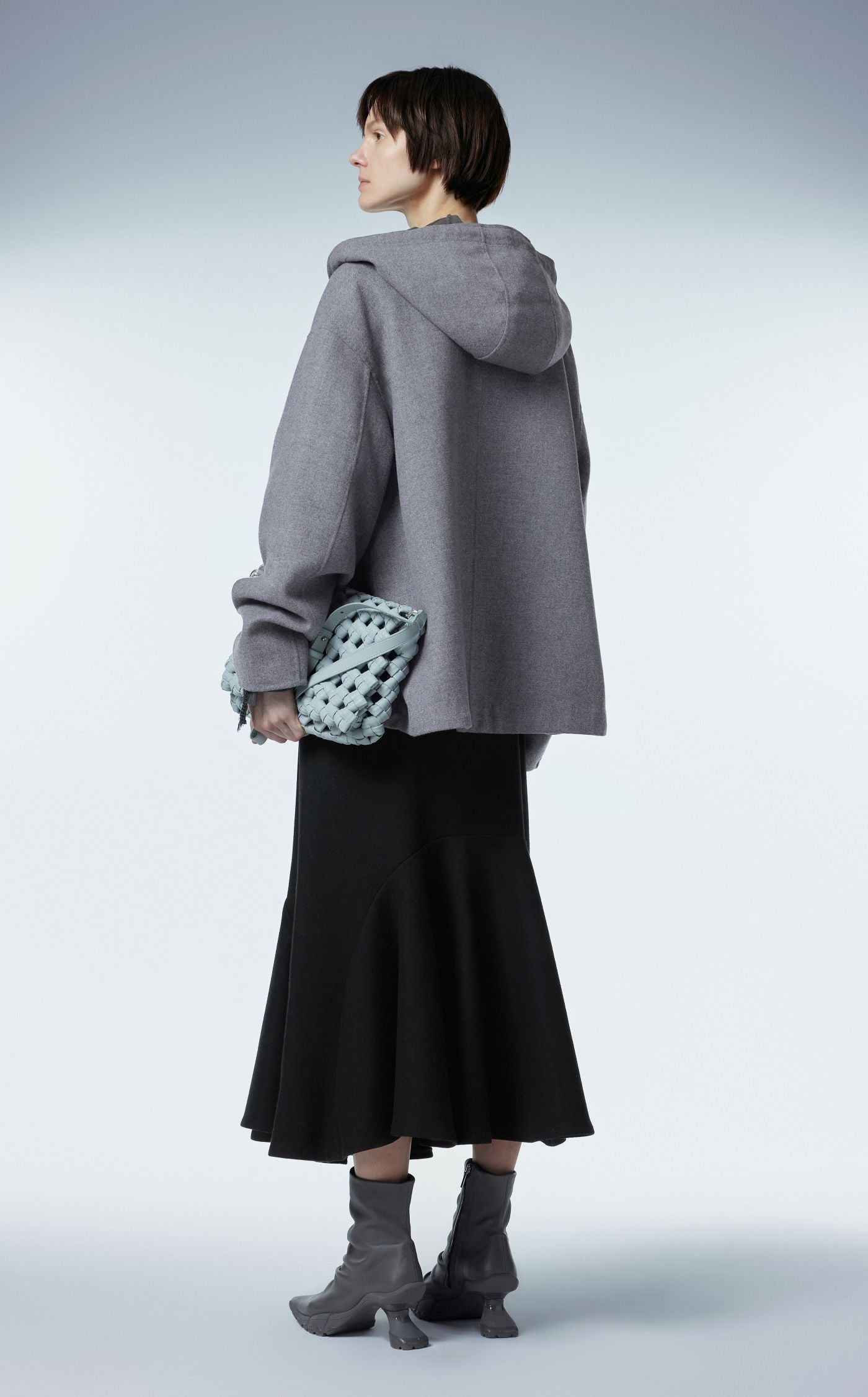 Wool coat ANTHRACITE