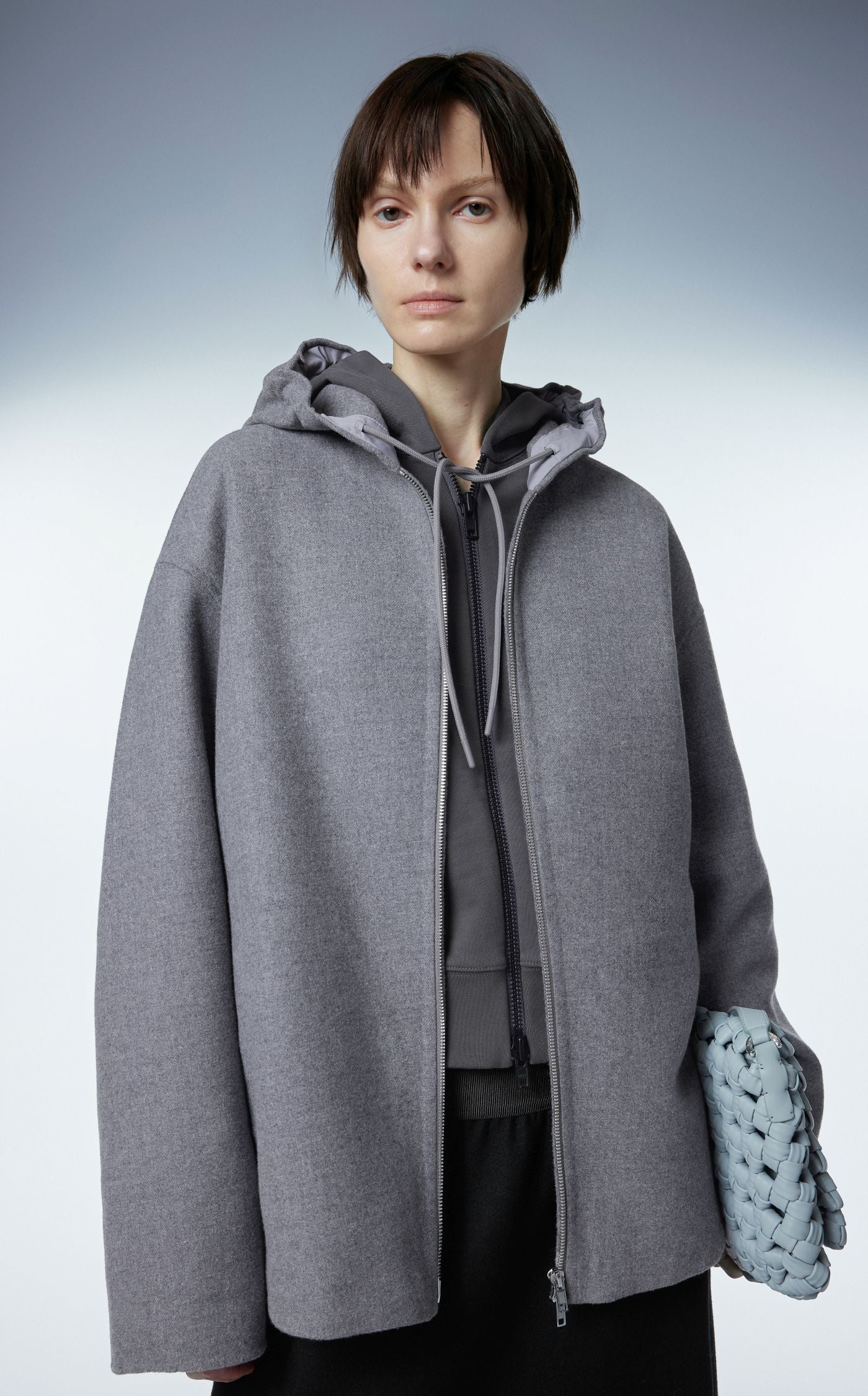 Wool coat ANTHRACITE