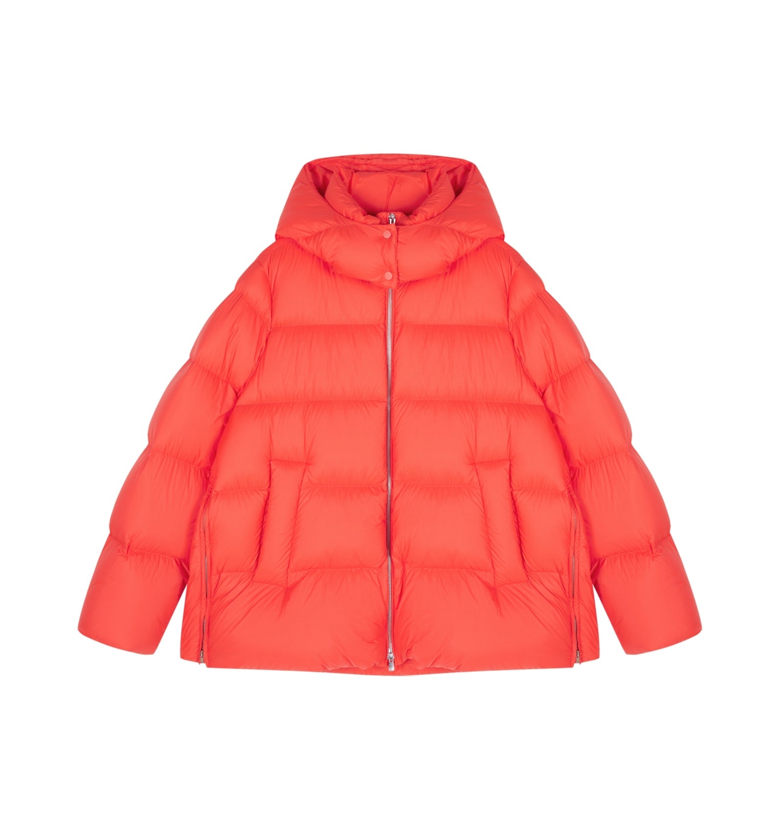 Damen Regular Daunenjacke mit Wärme & Stehkragen Korallen Rot JNBY