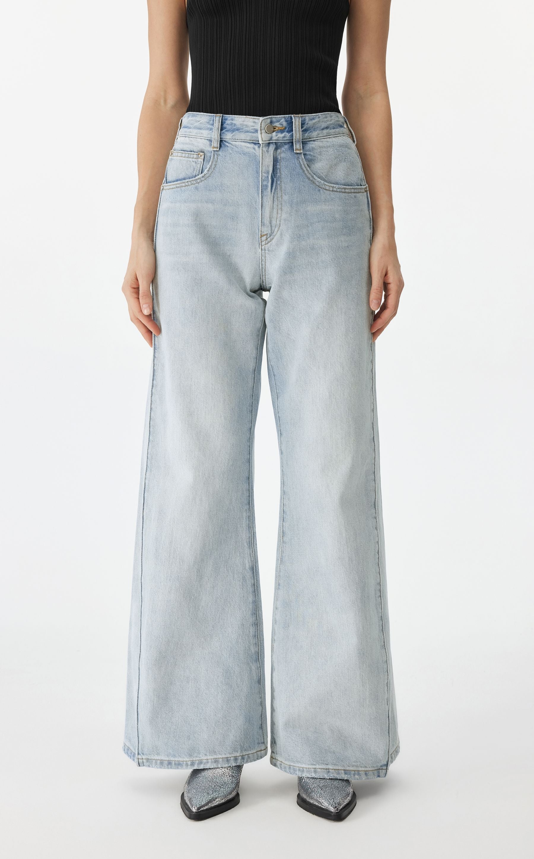 JNBY Jeanshose A-Linien Fit in LIGHT BLUE