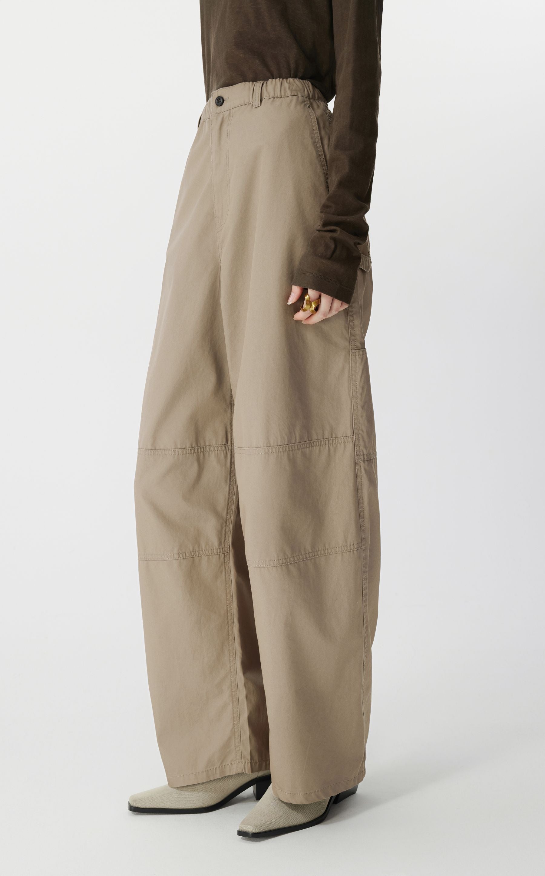 JNBY Hose im Wide Fit LIGHT BROWN