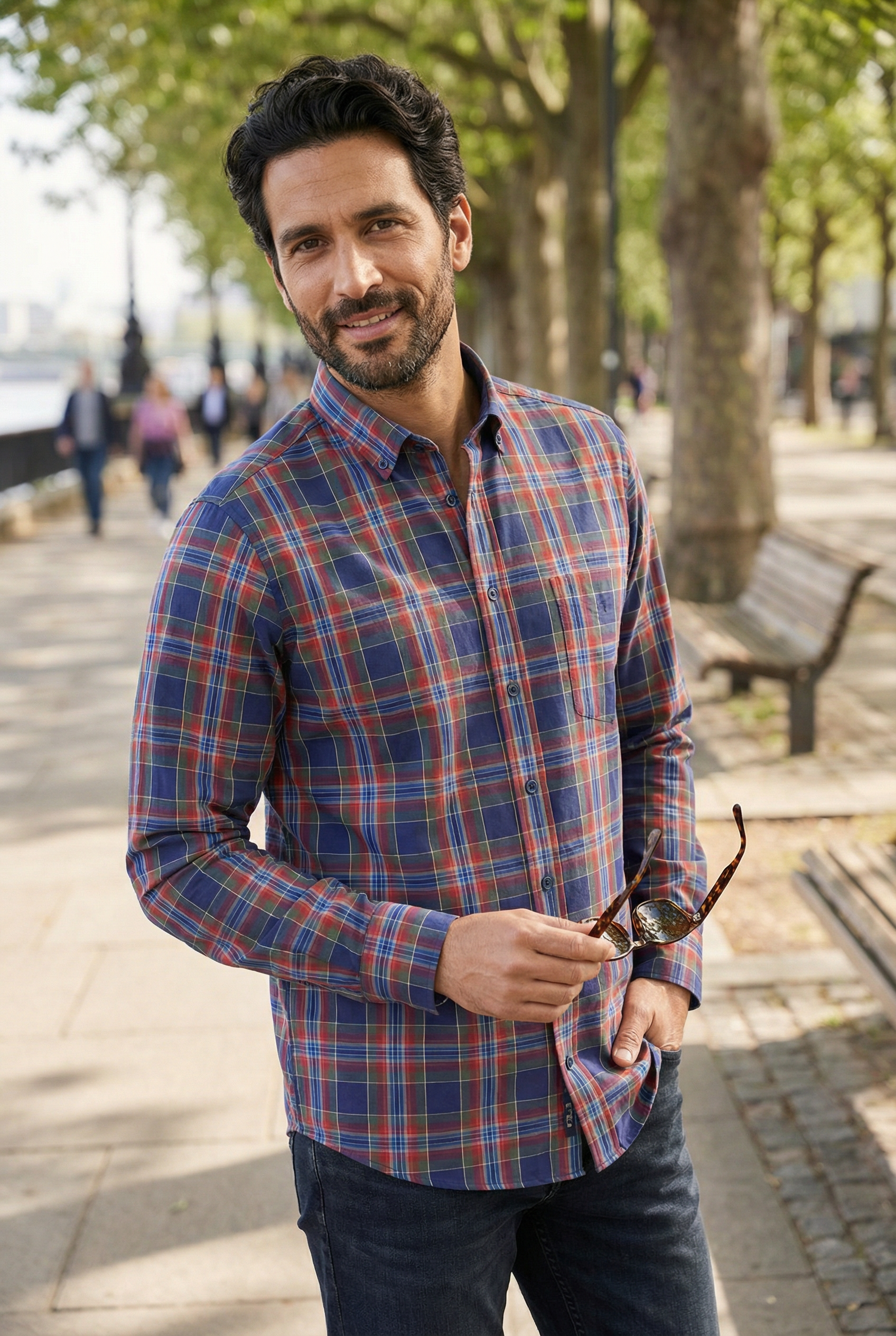 Męska koszula z bawełny BERRY