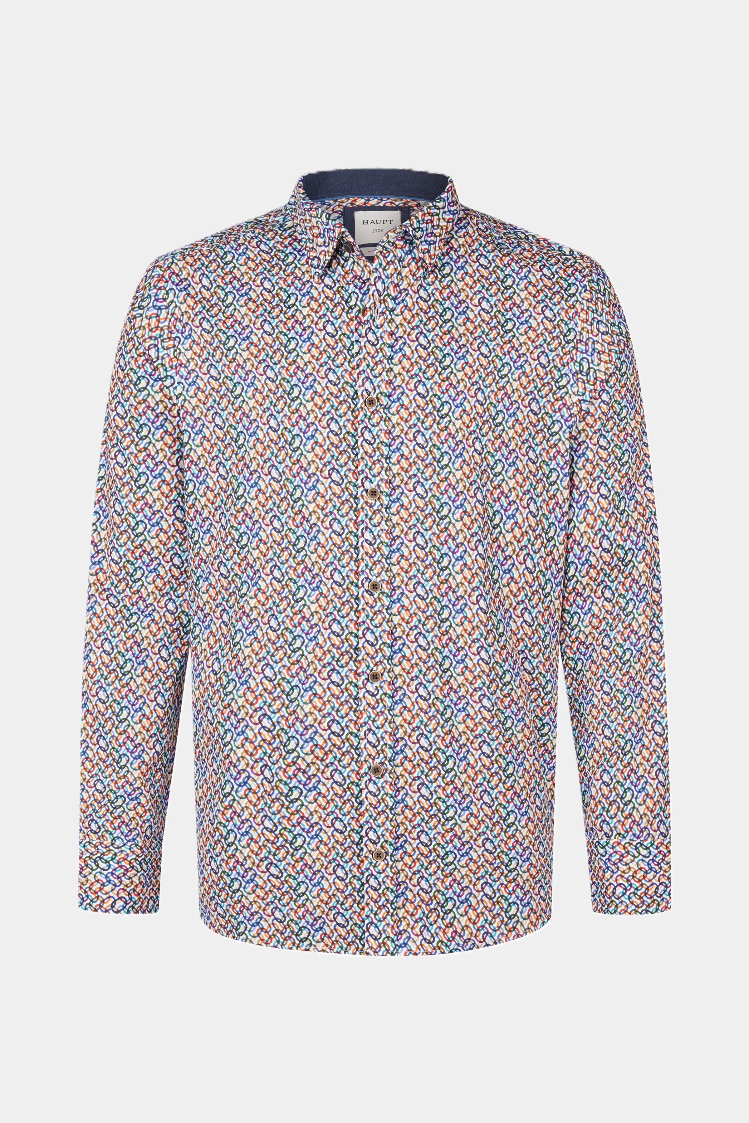 Baumwoll-Herrenhemd MULTICOLOUR