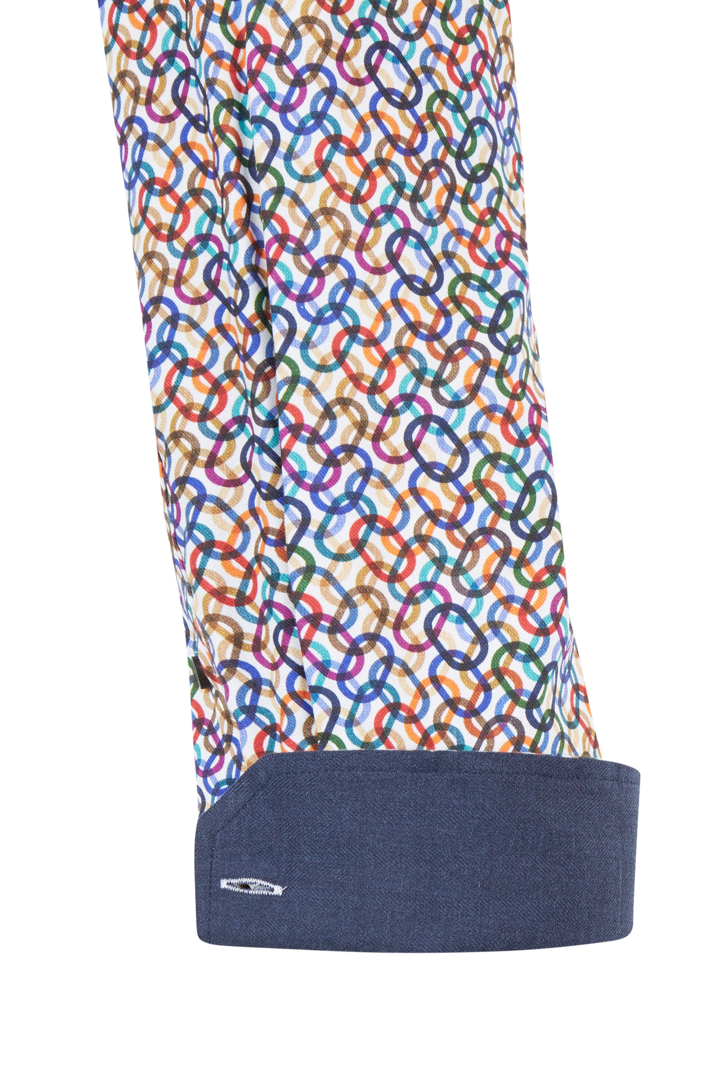 Baumwoll-Herrenhemd MULTICOLOUR