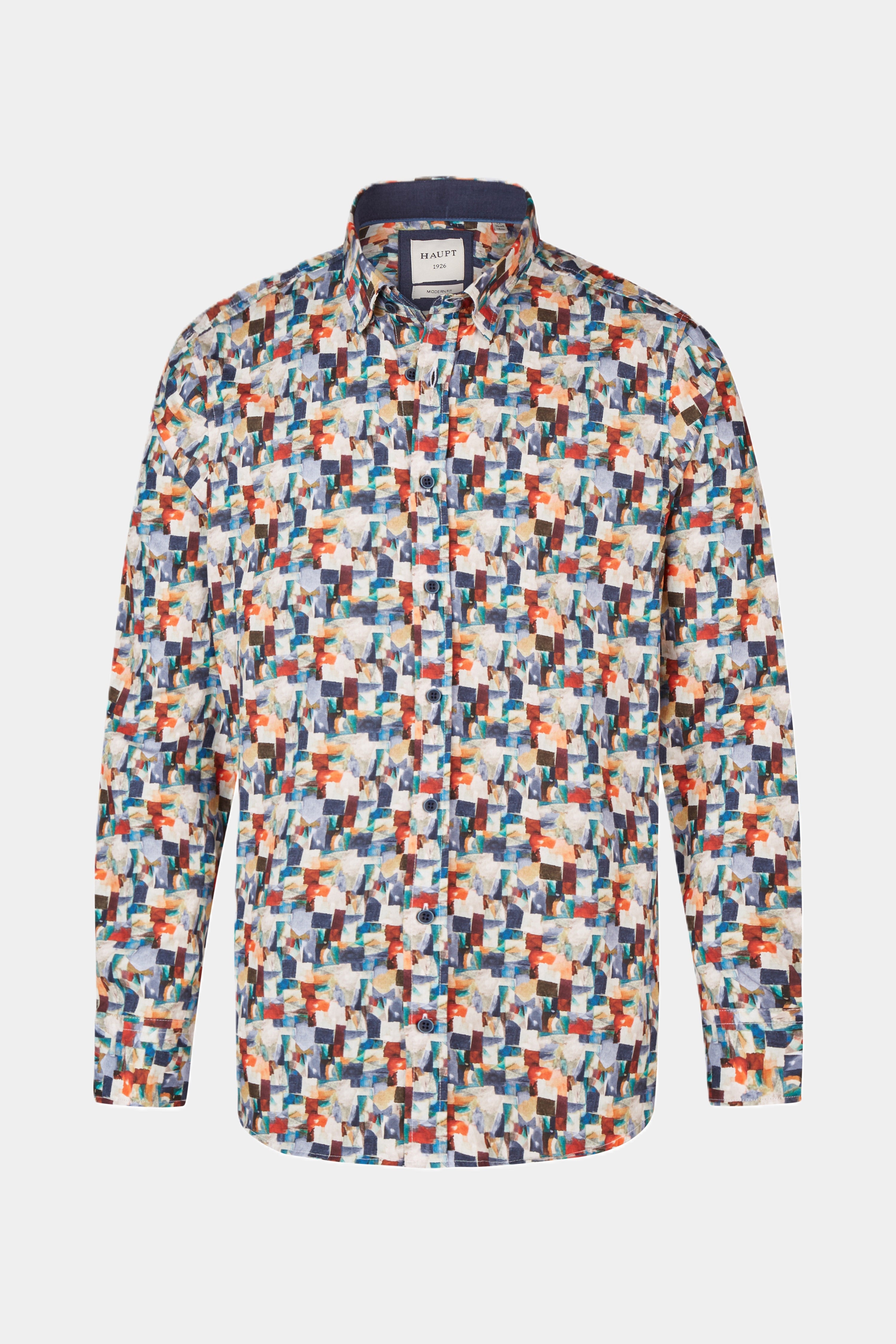 Baumwoll-Herrenhemd MULTICOLOUR