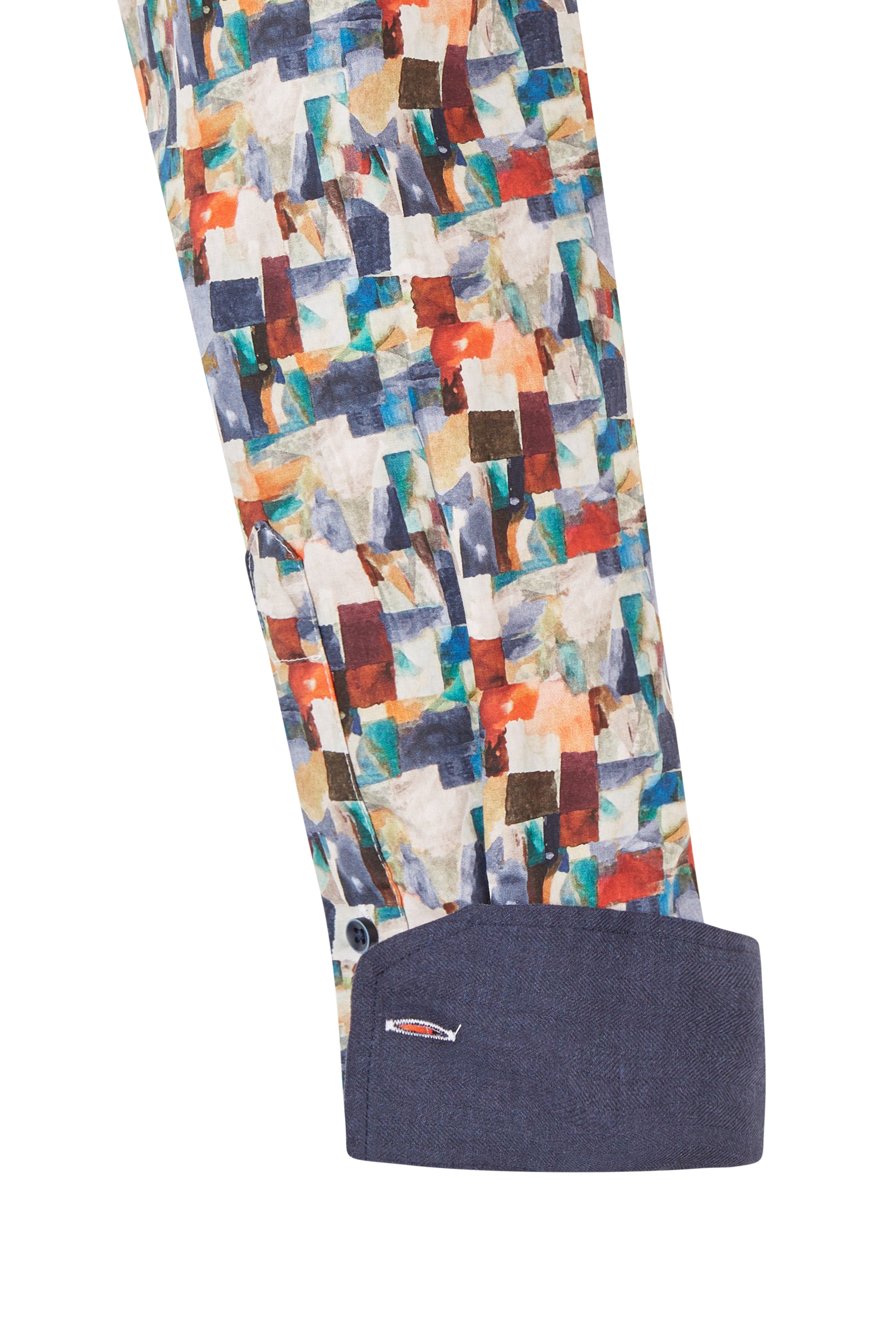 Baumwoll-Herrenhemd MULTICOLOUR
